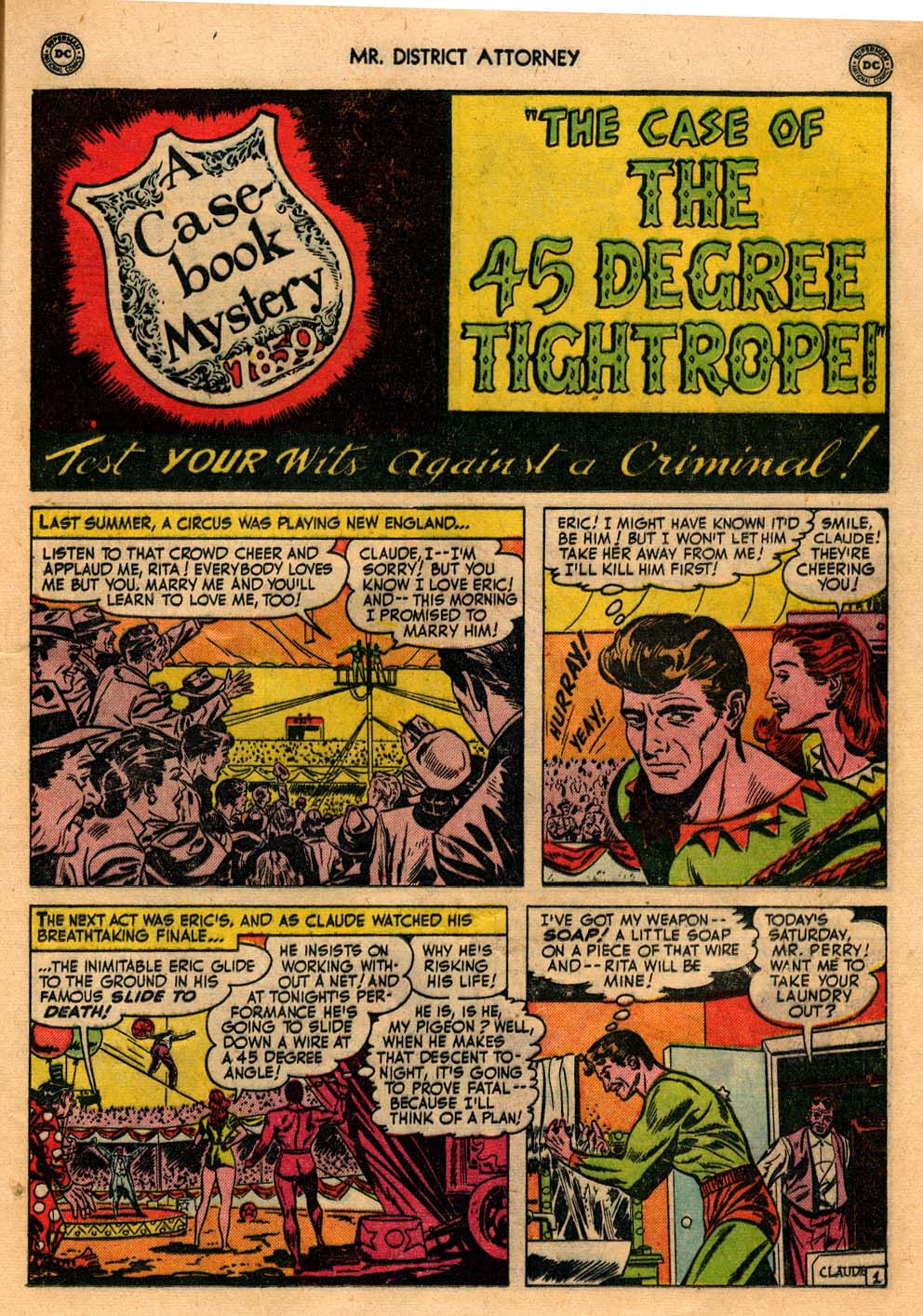 Read online Mr. District Attorney comic -  Issue #17 - 31