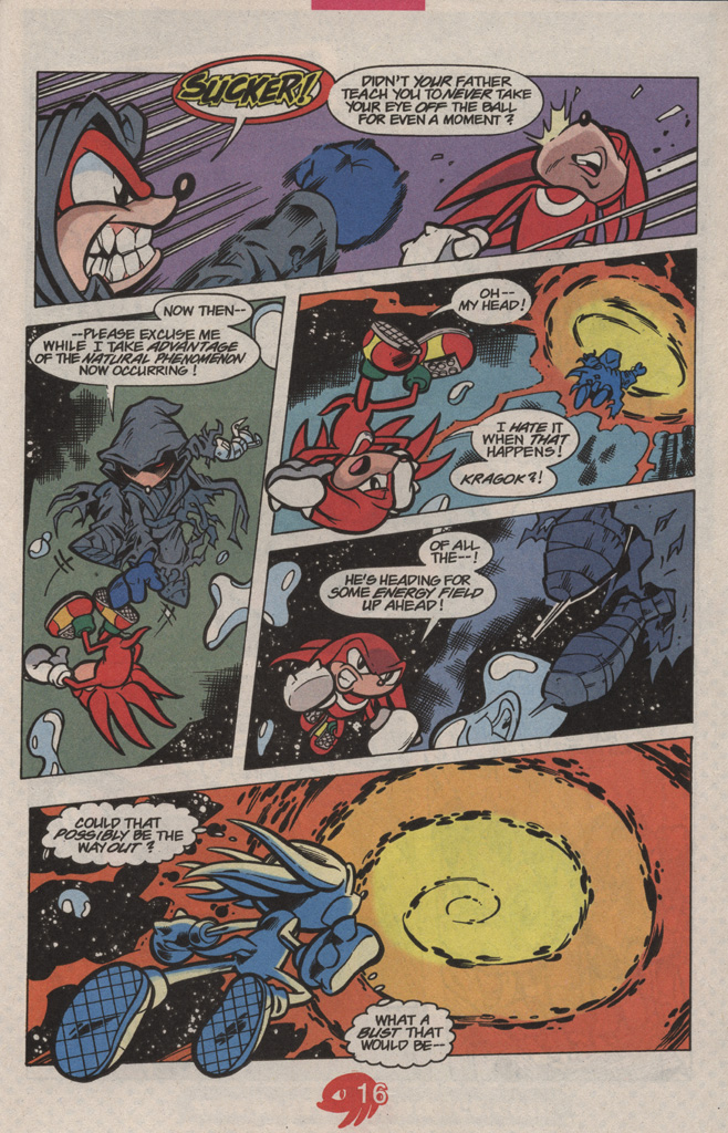 Read online Knuckles the Echidna comic -  Issue #18 - 23