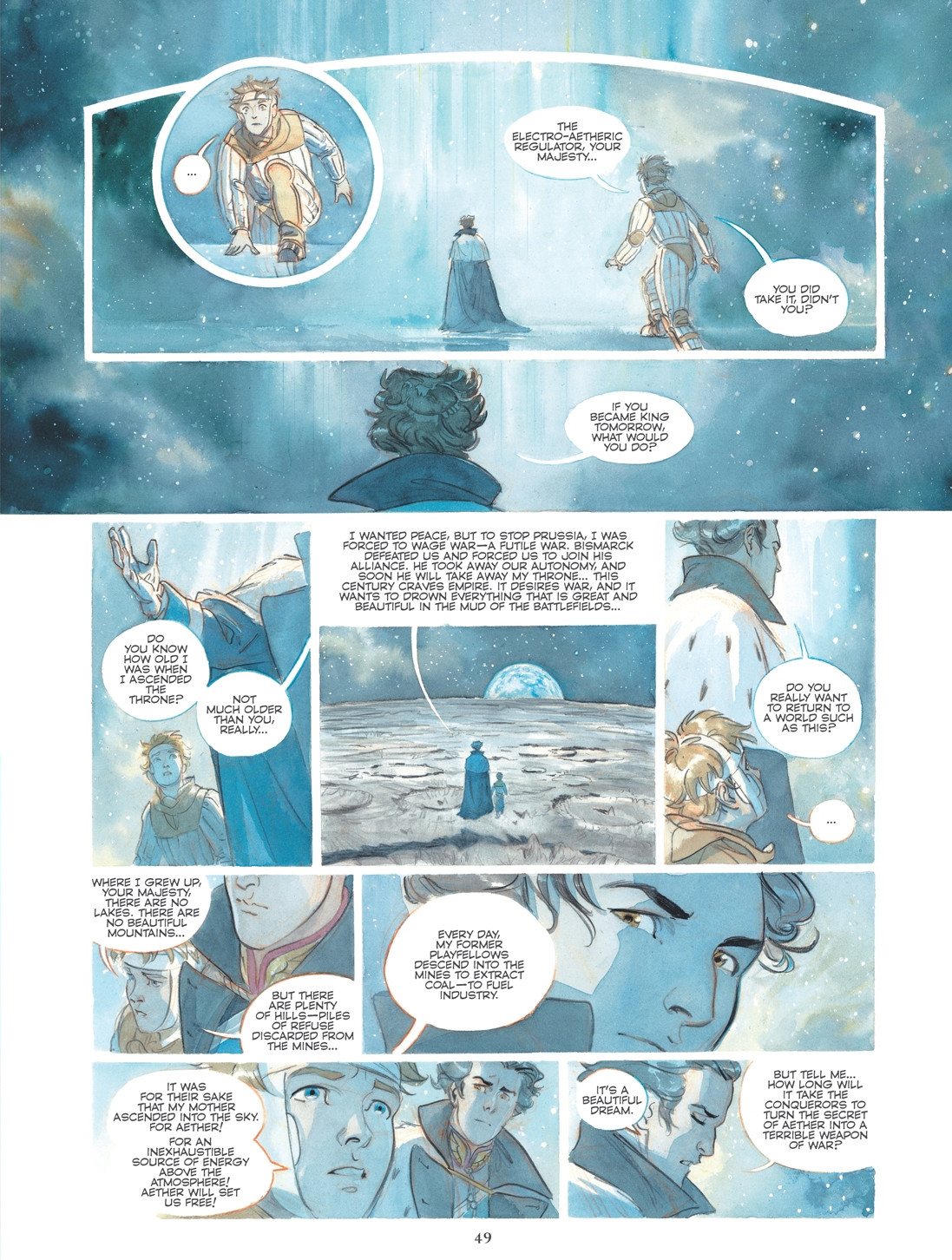 Read online Castle In the Stars: The Space Race of 1869 comic -  Issue #Castle In the Stars TPB The Moon-King - 52