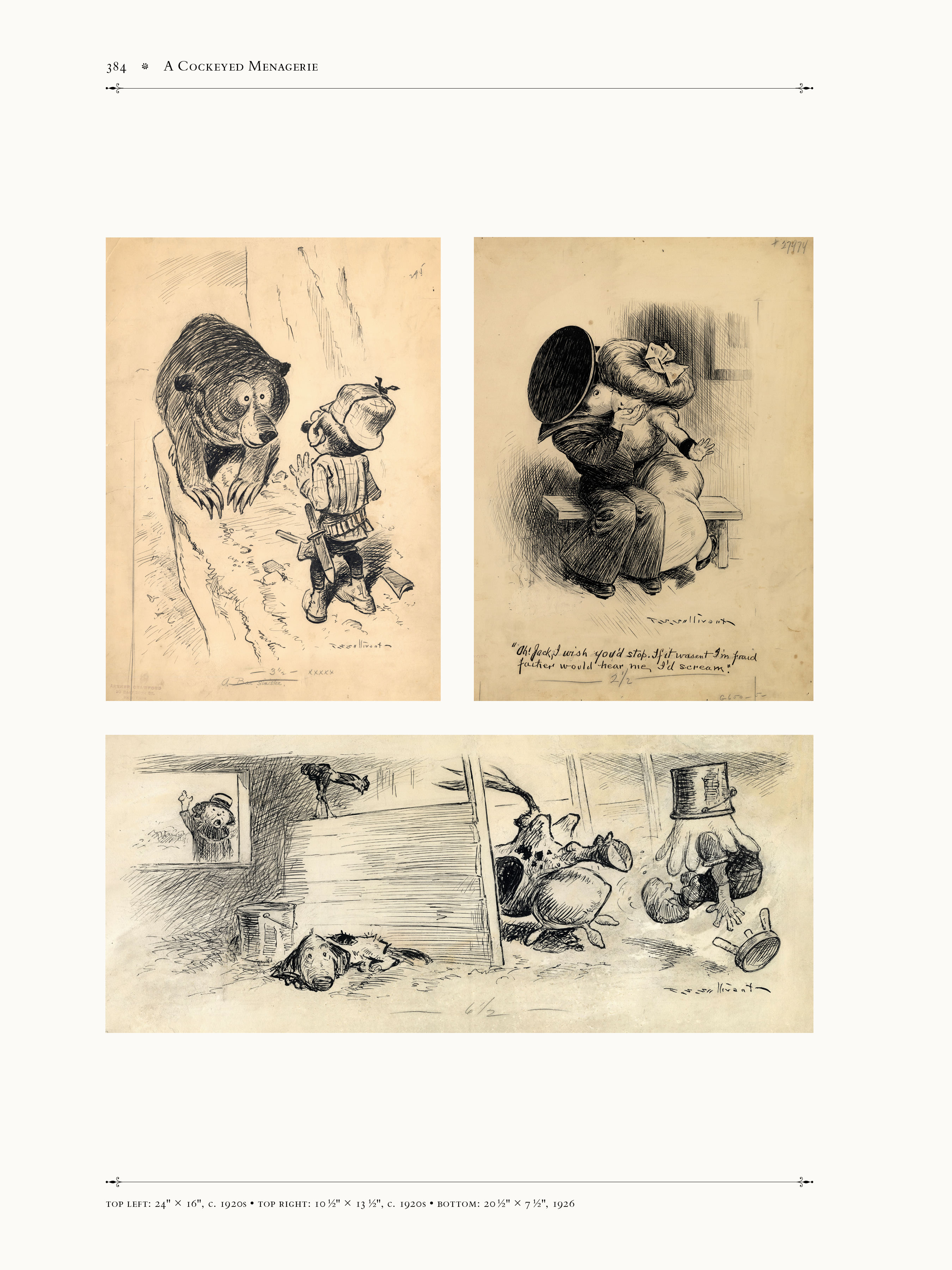 Read online A Cockeyed Menagerie: The Drawings of T.S. Sullivant comic -  Issue # TPB (Part 4) - 84
