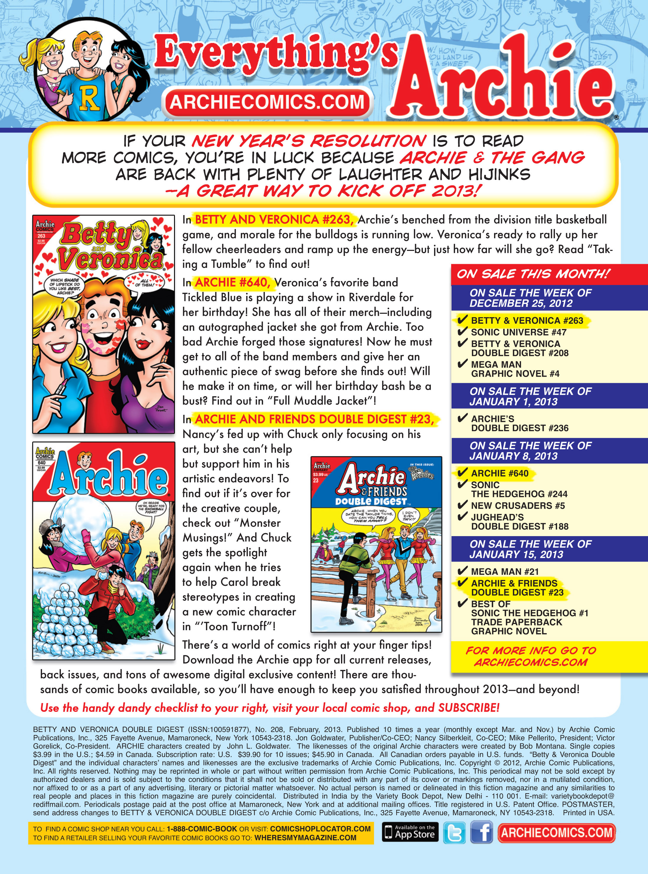 Read online Betty and Veronica Double Digest comic -  Issue #208 - 154