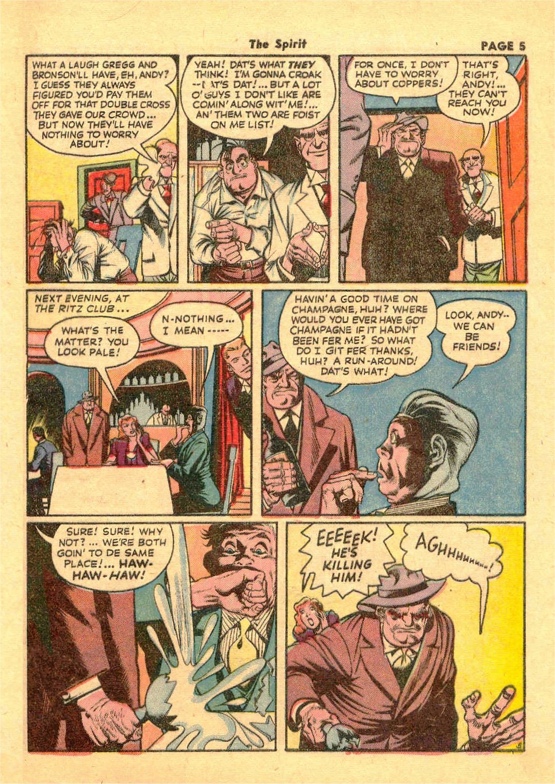 Read online The Spirit (1944) comic -  Issue #3 - 7