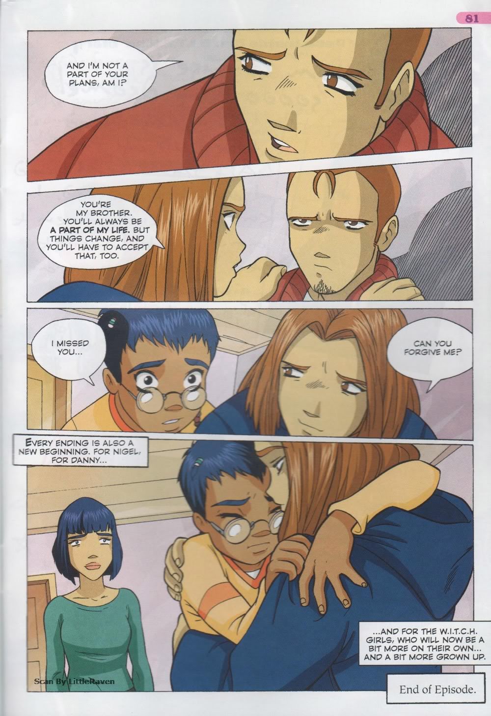 Read online W.i.t.c.h. comic -  Issue #36 - 61
