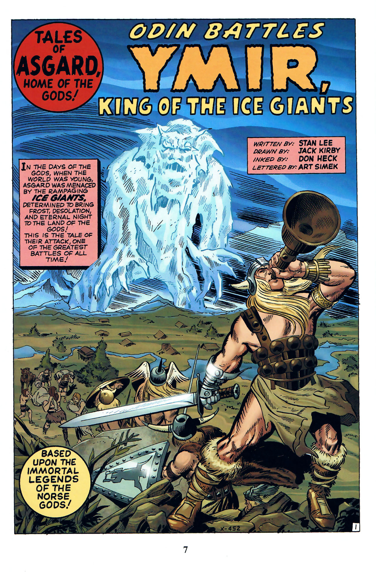 Read online Thor: Tales of Asgard by Stan Lee & Jack Kirby comic -  Issue #1 - 9