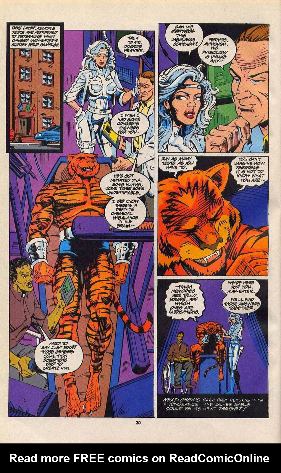 Read online Silver Sable and the Wild Pack comic -  Issue #27 - 23