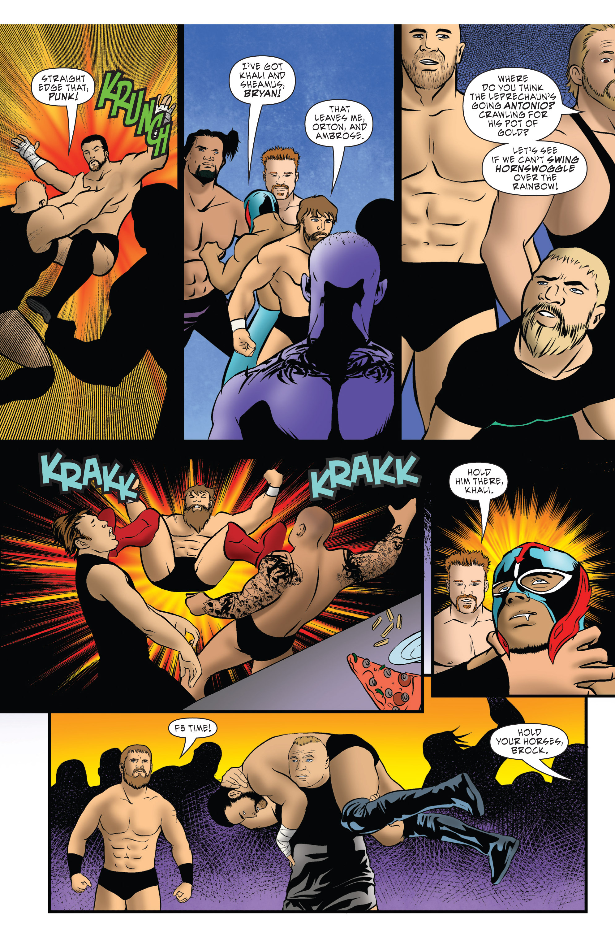 Read online WWE Superstars comic -  Issue #6 - 6