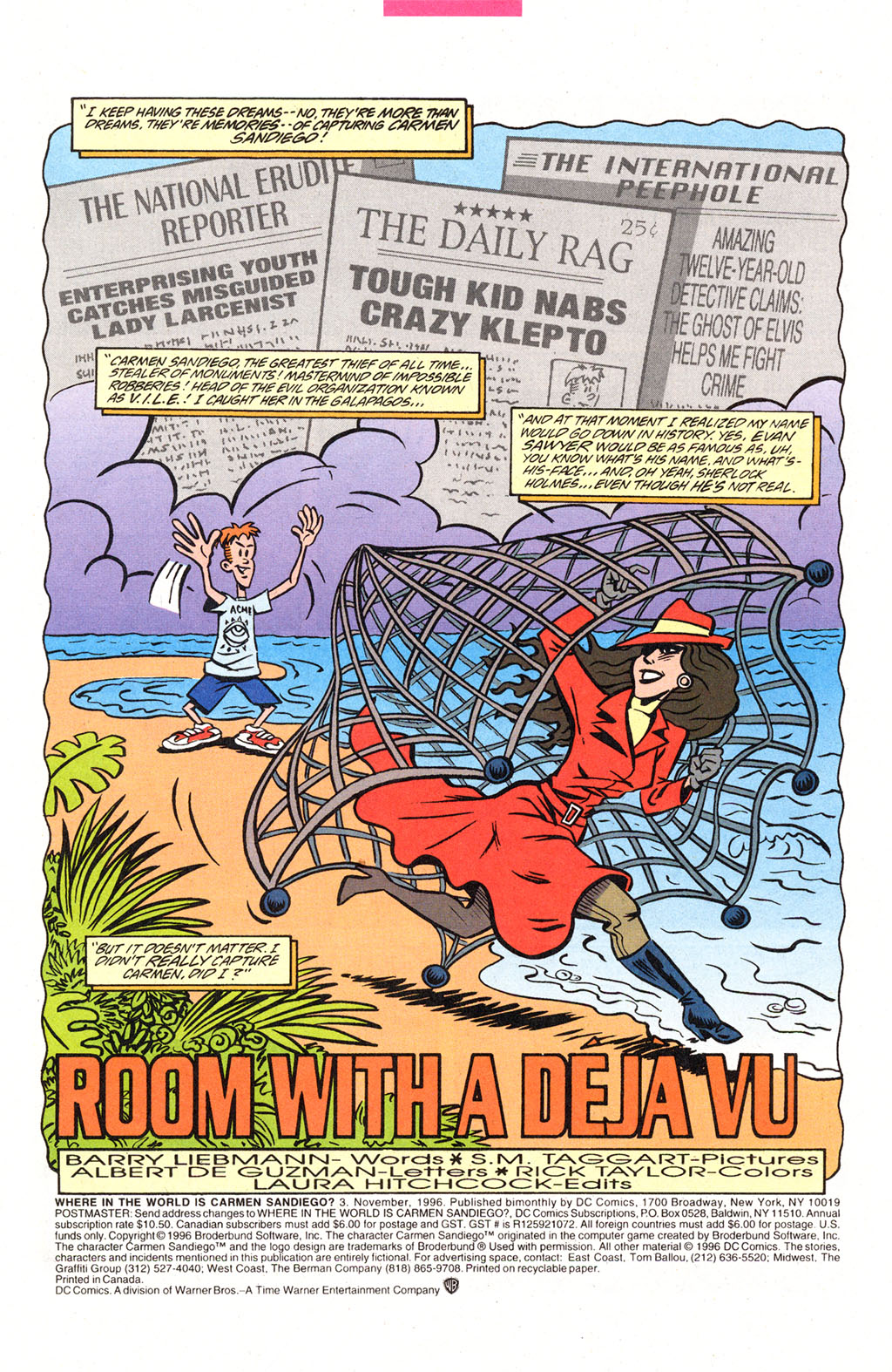 Read online Where In The World Is Carmen Sandiego? comic -  Issue #3 - 2