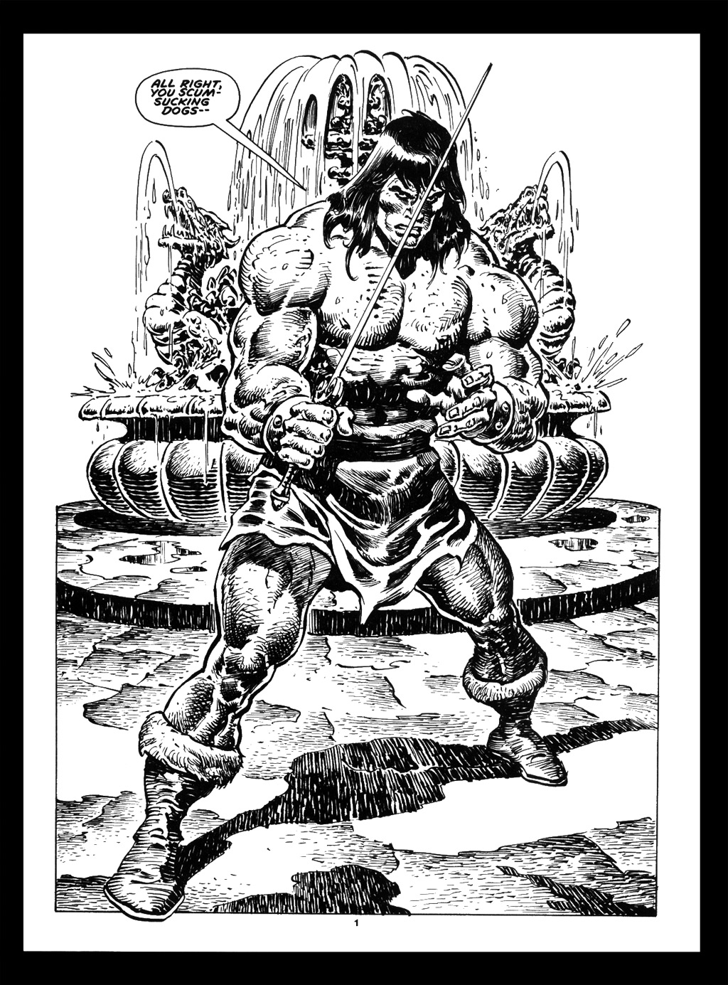 Read online The Savage Sword Of Conan comic -  Issue #214 - 3