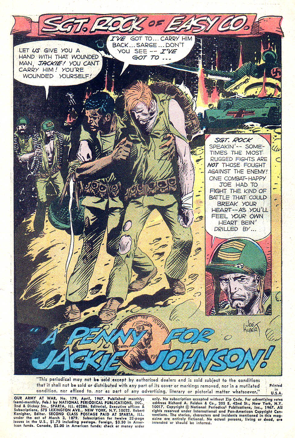 Read online Our Army at War (1952) comic -  Issue #179 - 3
