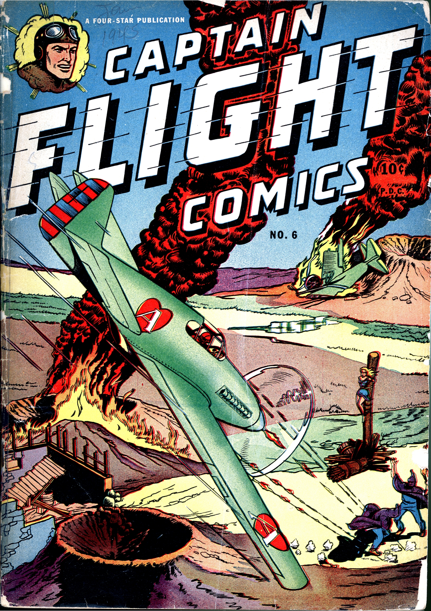 Read online Captain Flight Comics comic -  Issue #6 - 54