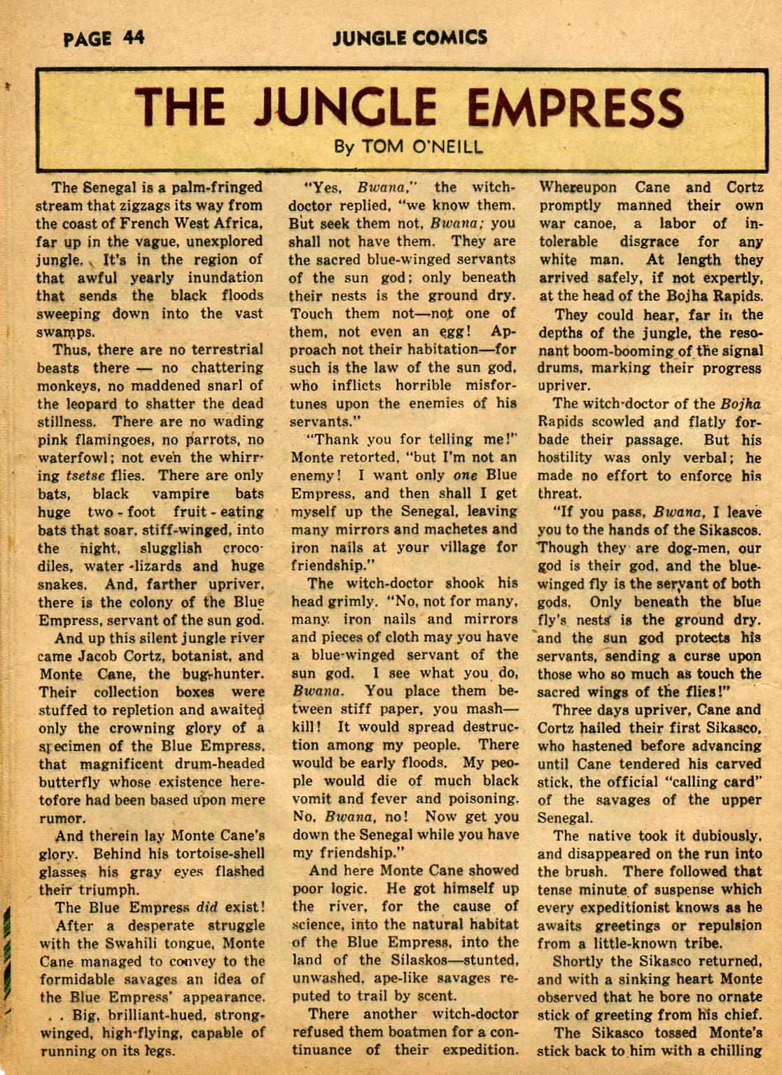 Read online Jungle Comics comic -  Issue #40 - 46