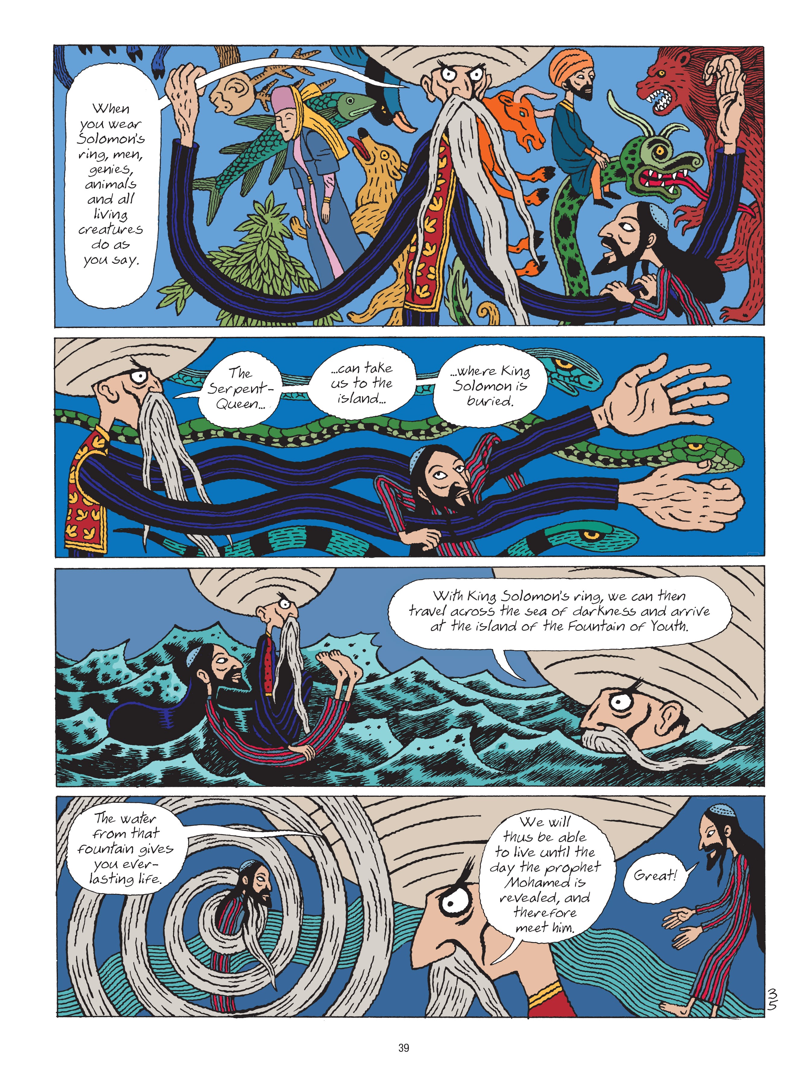 Read online A Tale of a Thousand and One Nights: HASIB & the Queen of Serpents comic -  Issue # TPB - 39