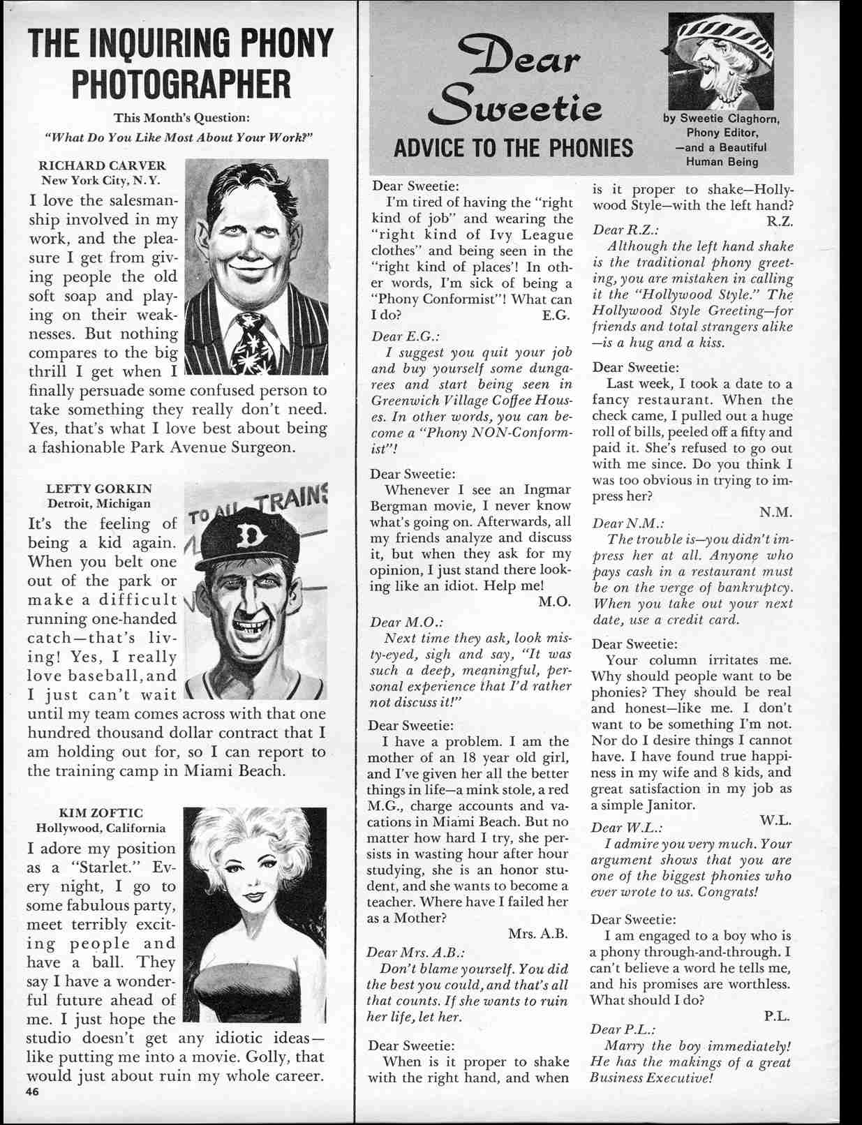 Read online MAD comic -  Issue #92 - 48