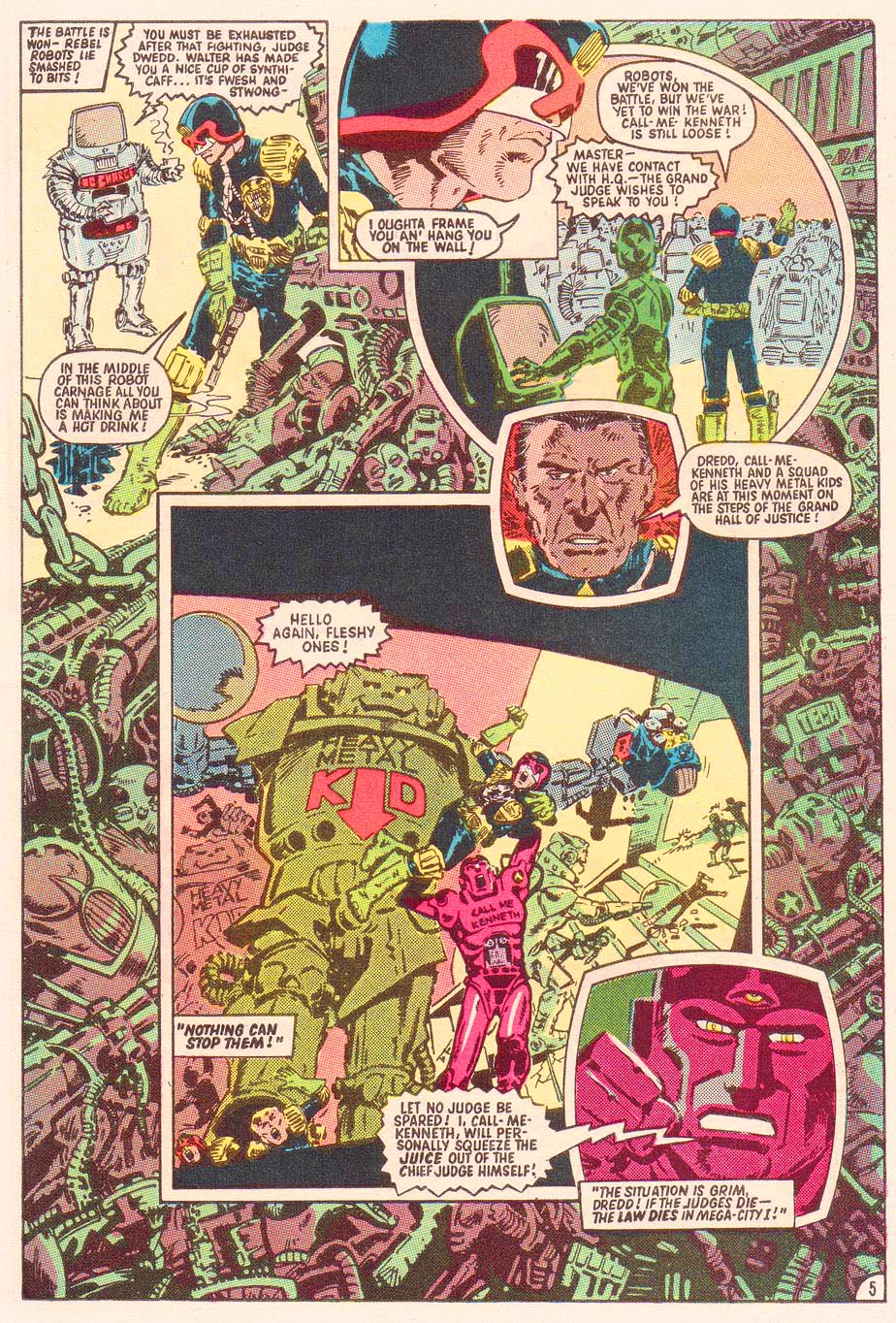 Read online Judge Dredd: The Early Cases comic -  Issue #2 - 7