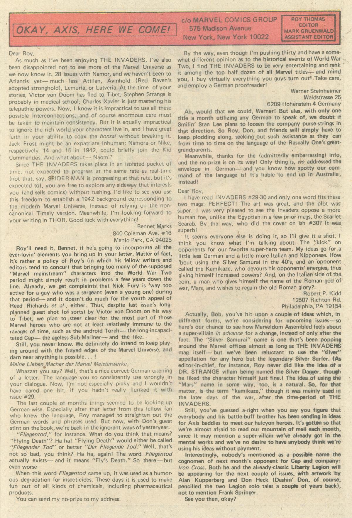 Read online The Invaders (1975) comic -  Issue #34 - 12