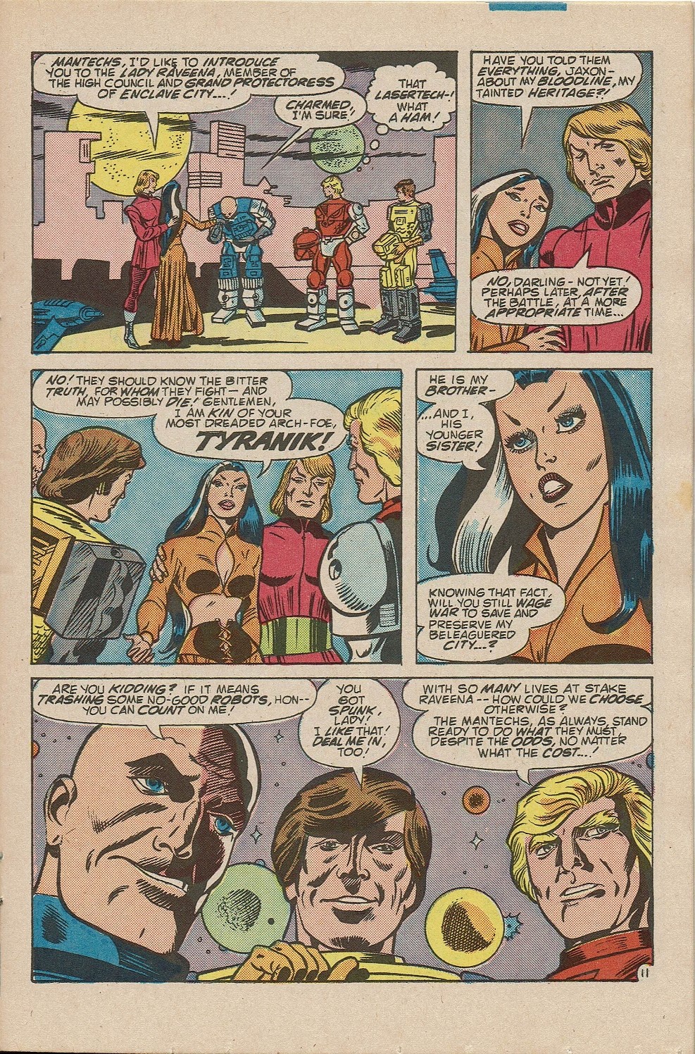 Read online ManTech Robot Warriors comic -  Issue #3 - 15