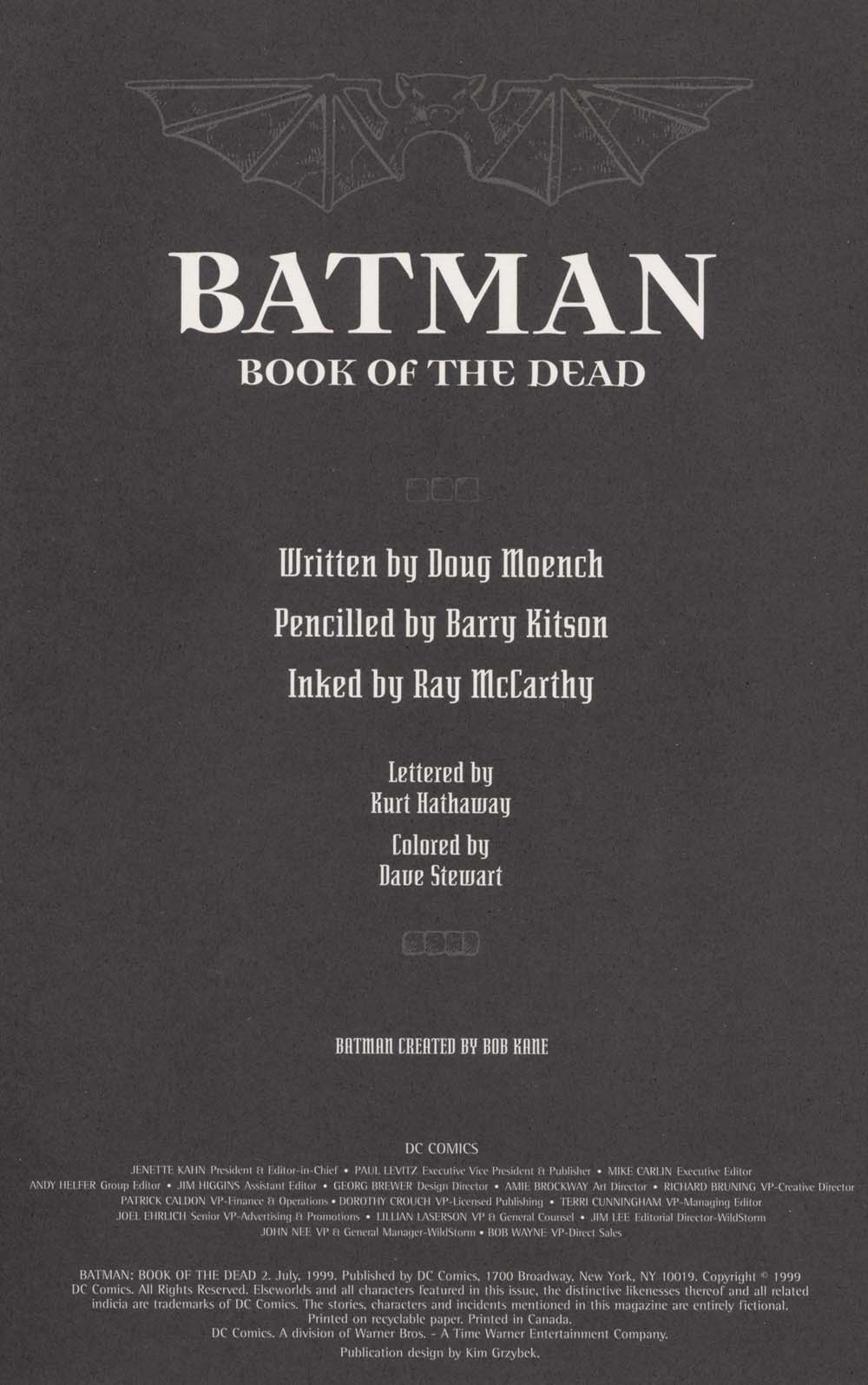 Read online Batman: Book of the Dead comic -  Issue #2 - 2