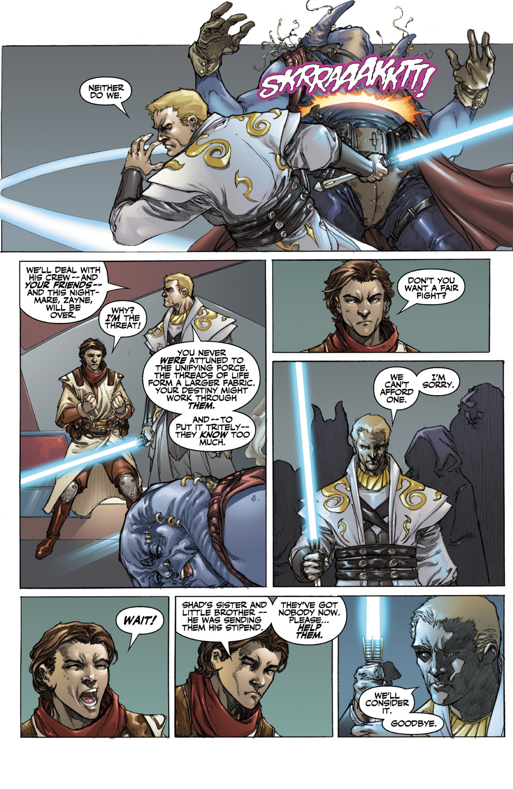 Read online Star Wars: Knights Of The Old Republic comic -  Issue #6 - 13