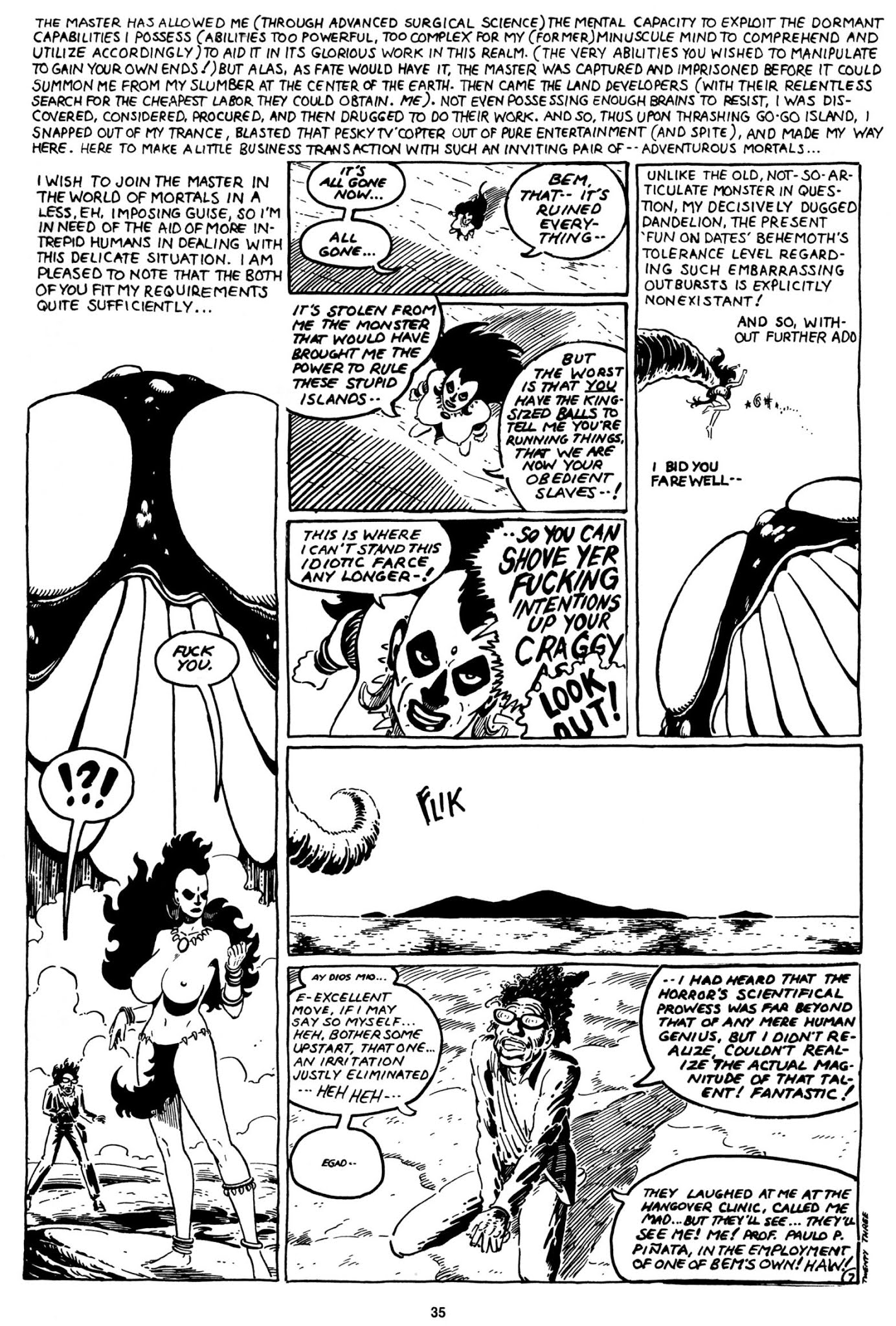 Read online Love and Rockets (1982) comic -  Issue #1 - 35