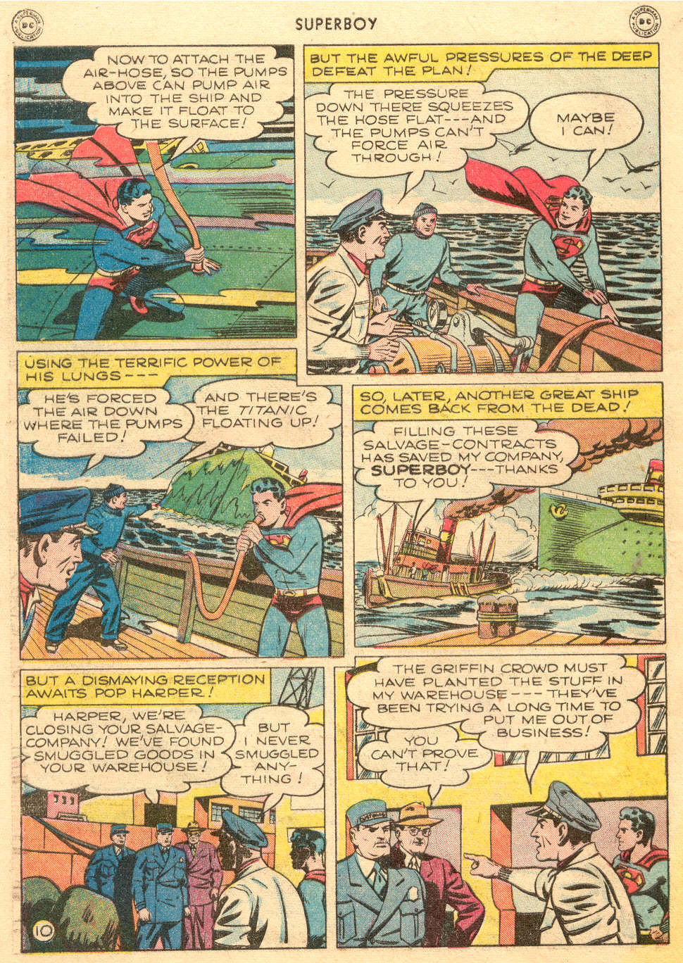 Read online Superboy (1949) comic -  Issue #4 - 40