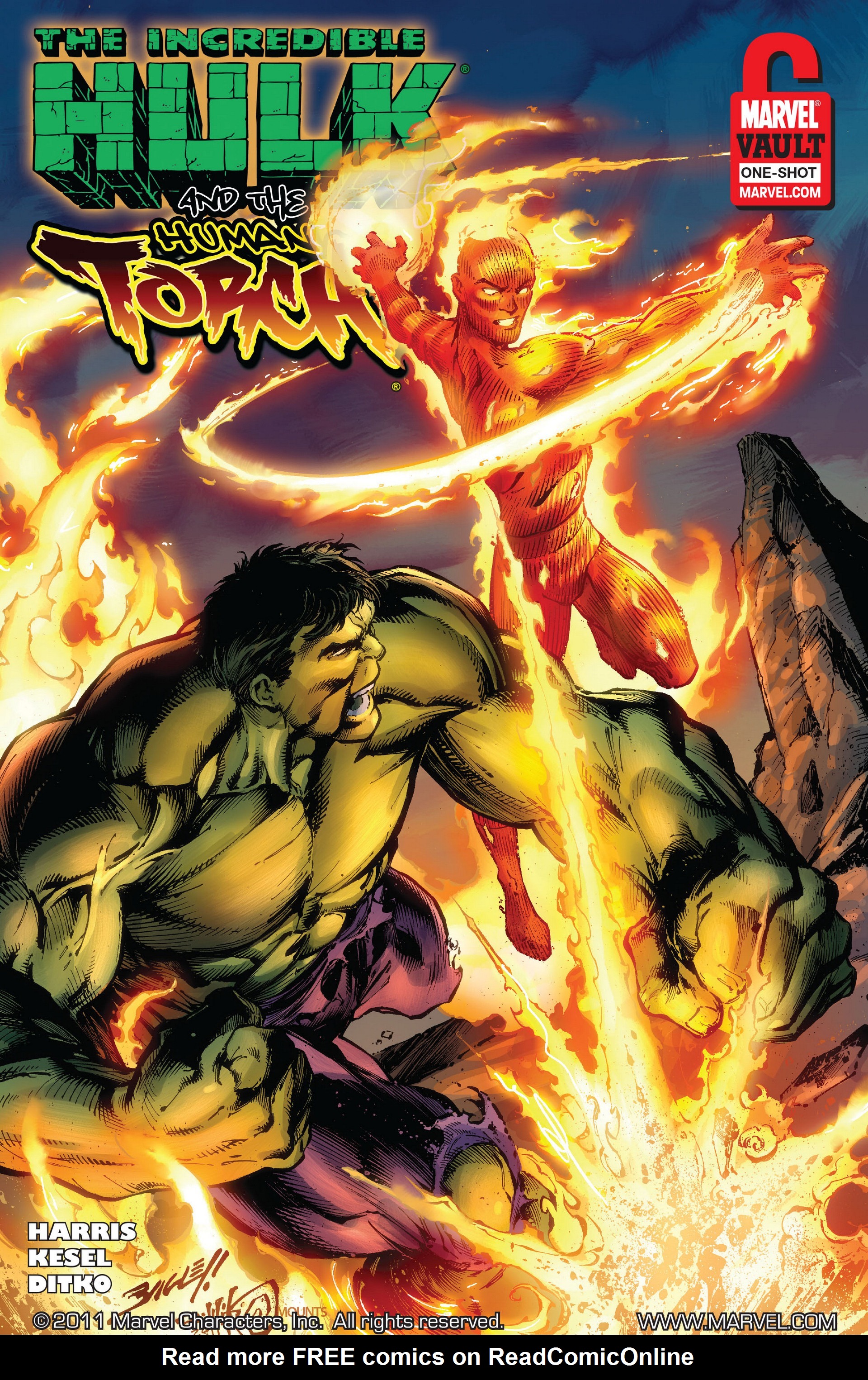 Incredible Hulk & the Human Torch: From the Marvel Vault issue Full - Page 1
