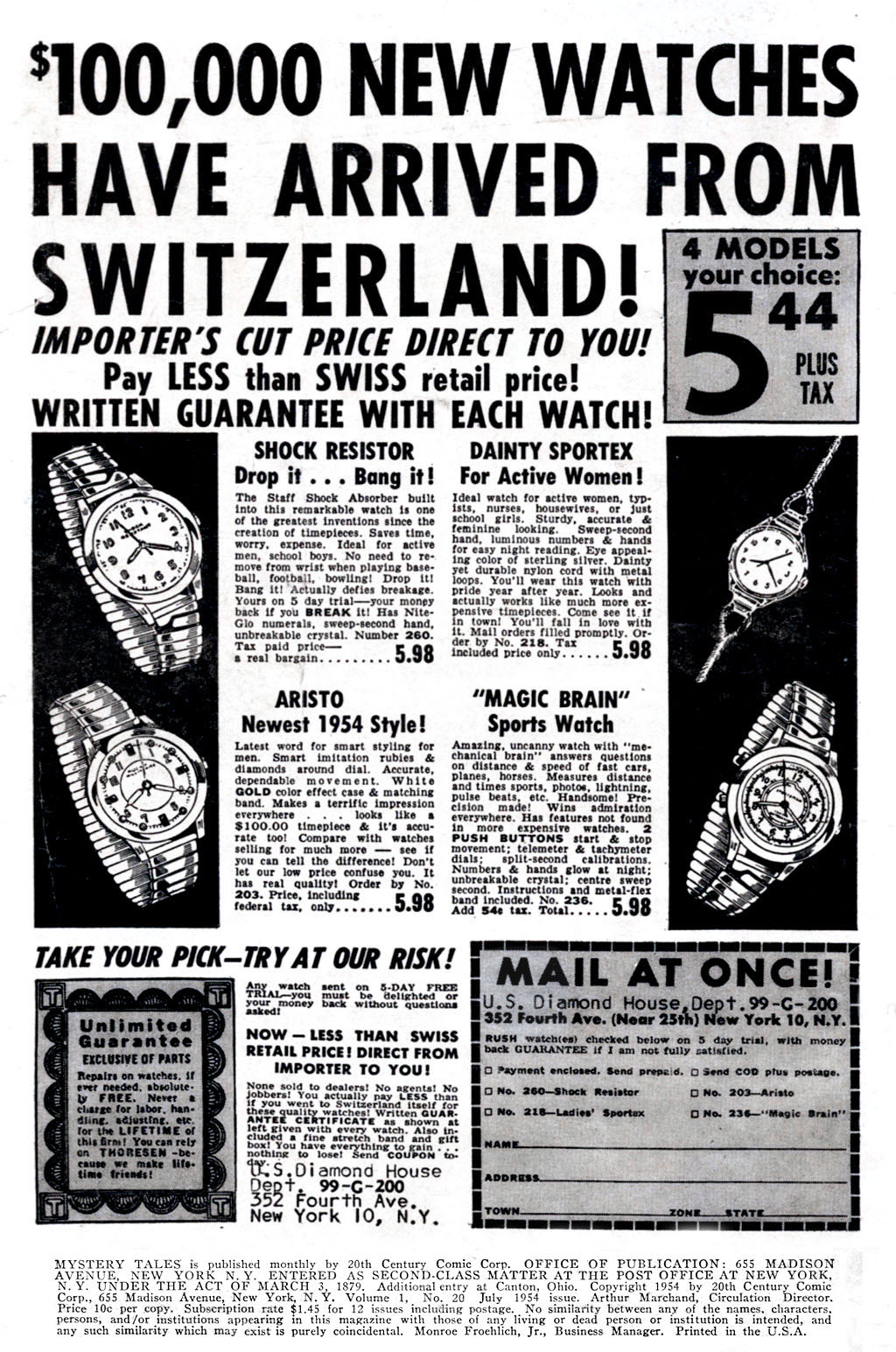 Read online Mystery Tales comic -  Issue #20 - 2