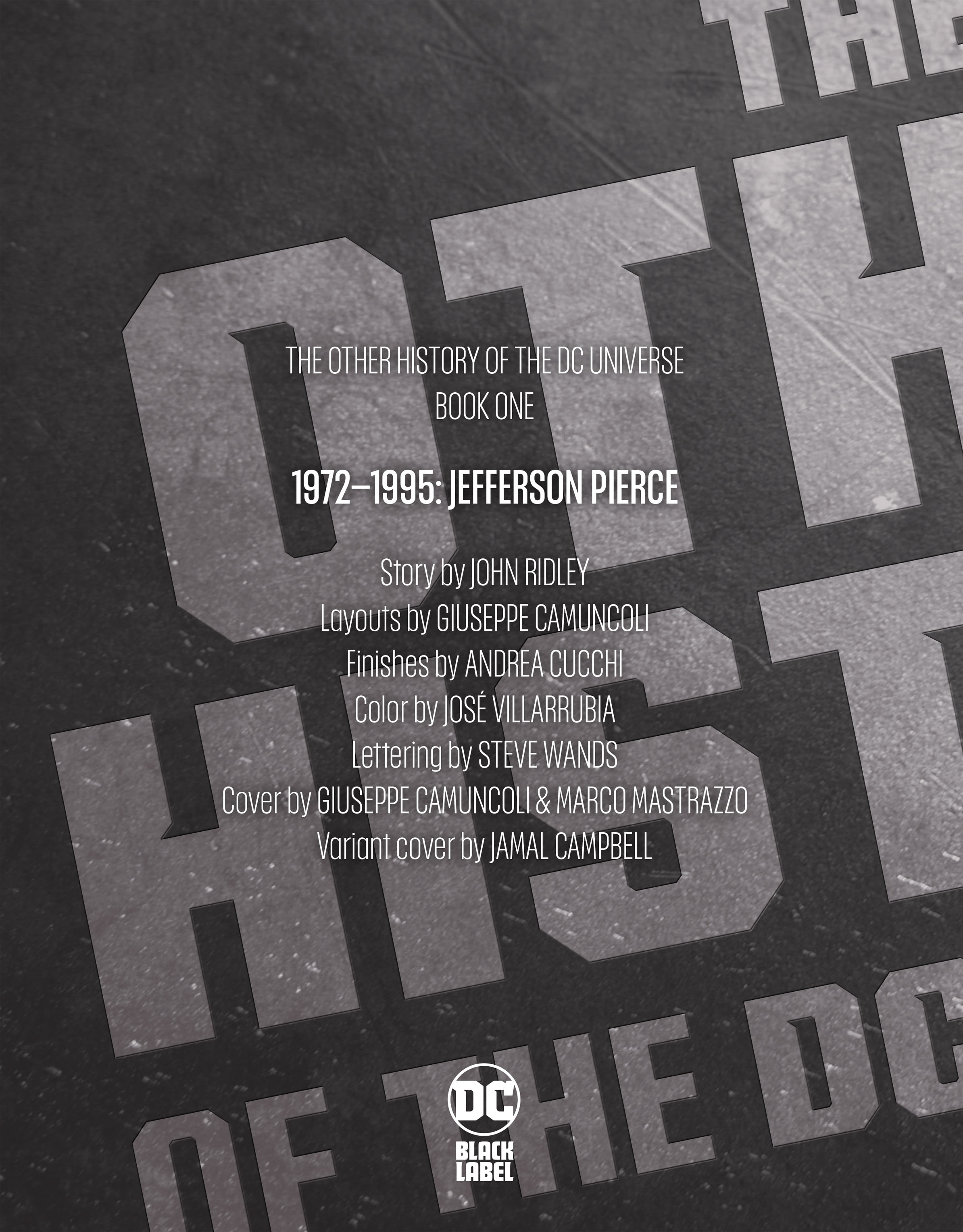 Read online The Other History of the DC Universe comic -  Issue #1 - 2