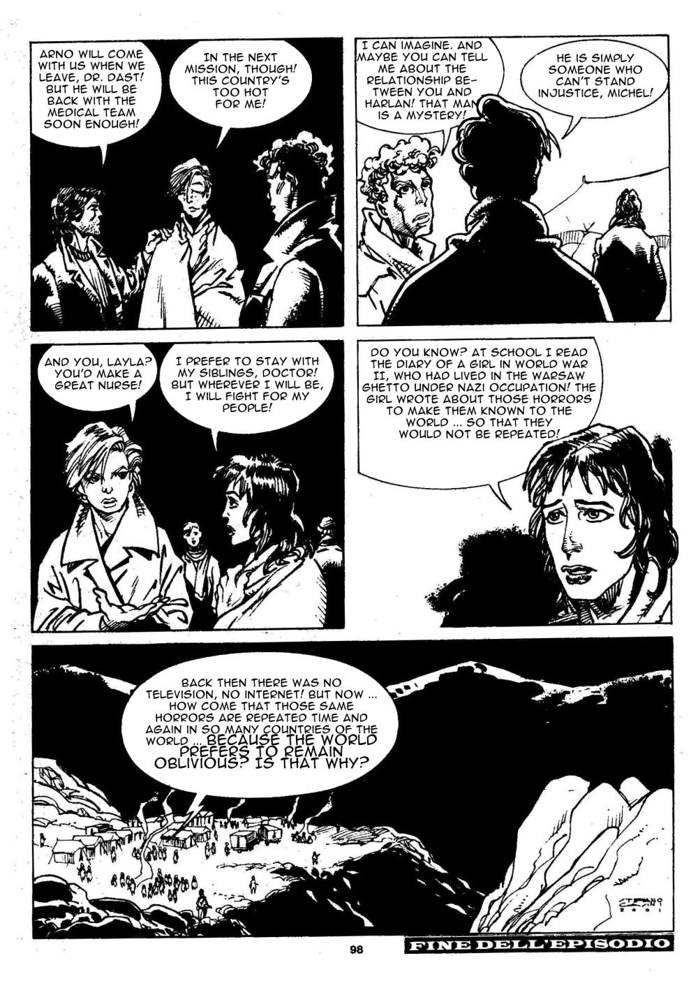 Read online Dampyr (2000) comic -  Issue #14 - 96
