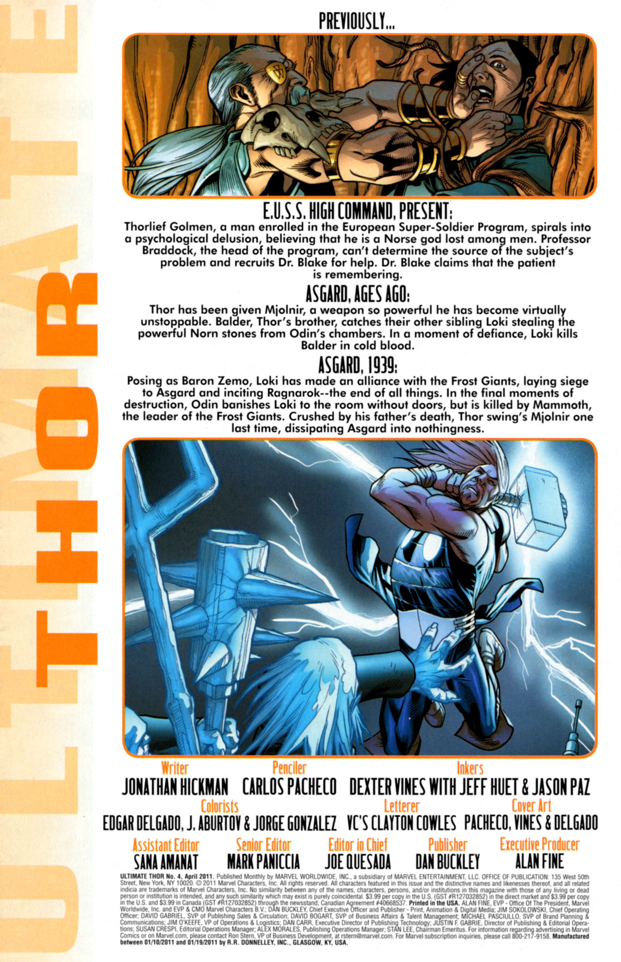 Read online Ultimate Thor comic -  Issue #4 - 2