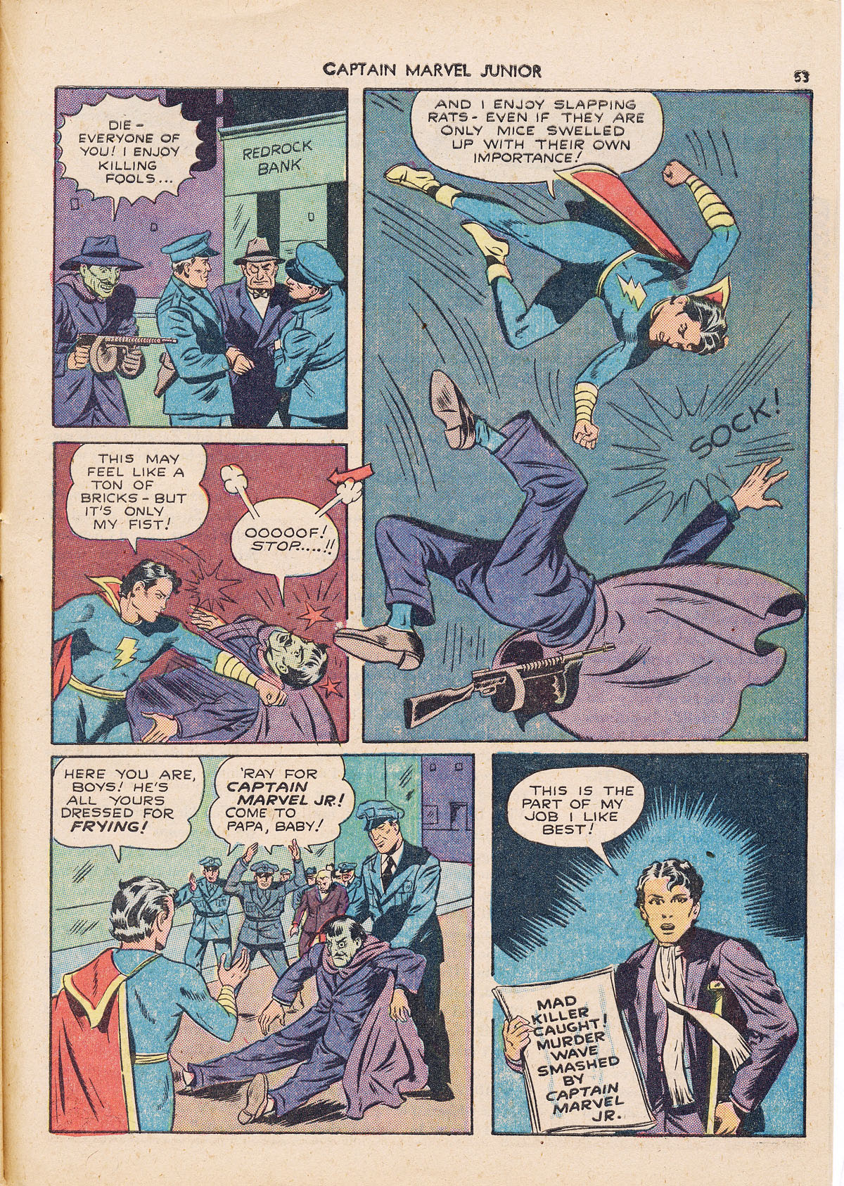 Read online Captain Marvel, Jr. comic -  Issue #6 - 51