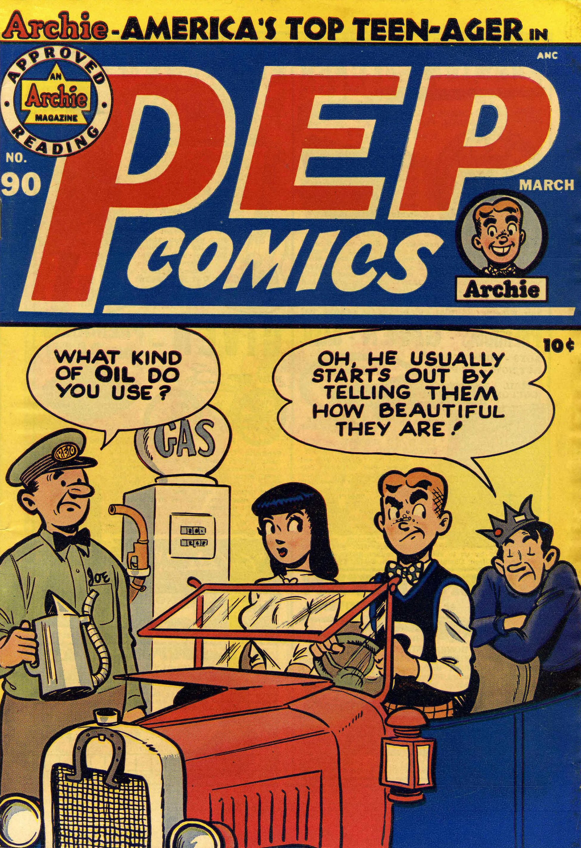 Read online Pep Comics comic -  Issue #90 - 1