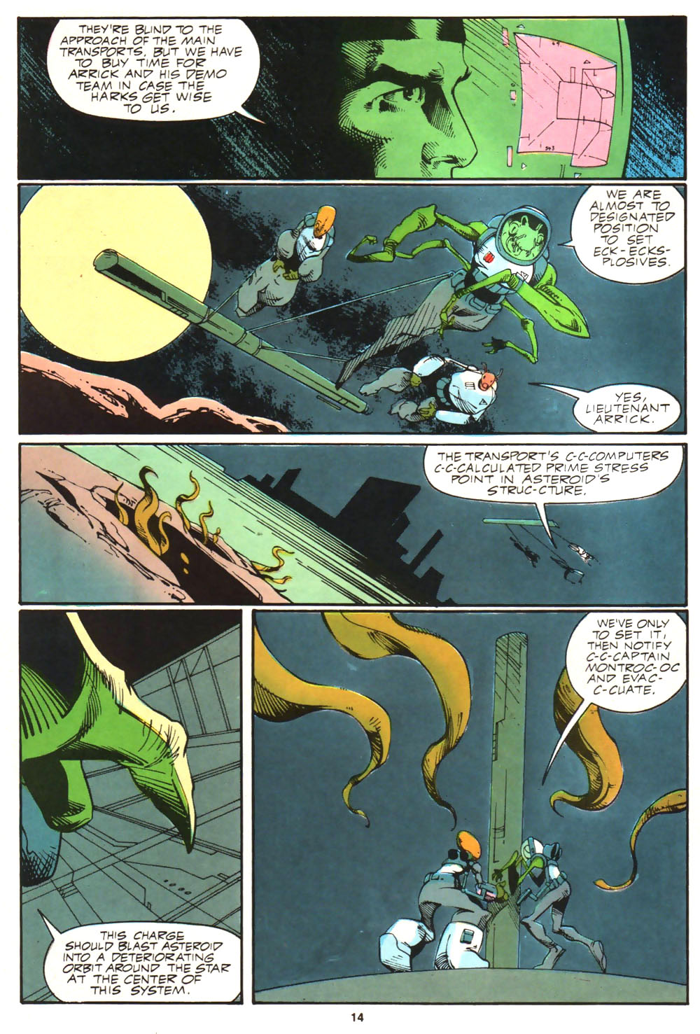 Read online Alien Legion (1987) comic -  Issue #4 - 16
