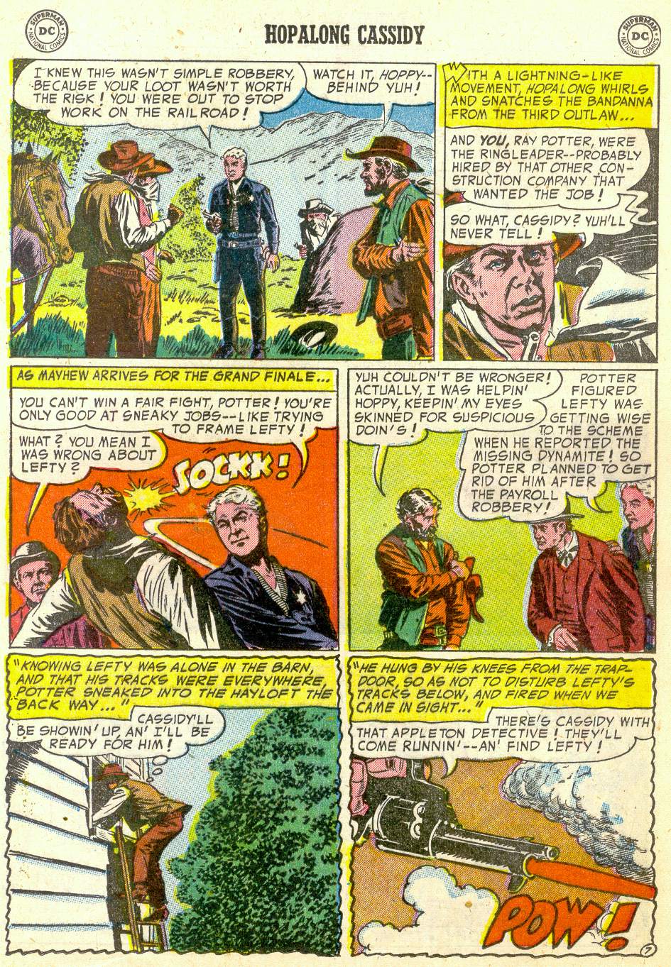 Read online Hopalong Cassidy comic -  Issue #90 - 21