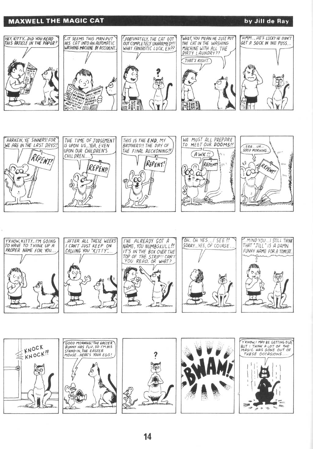 Read online Alan Moore's Maxwell the Magic Cat comic -  Issue #1 - 13
