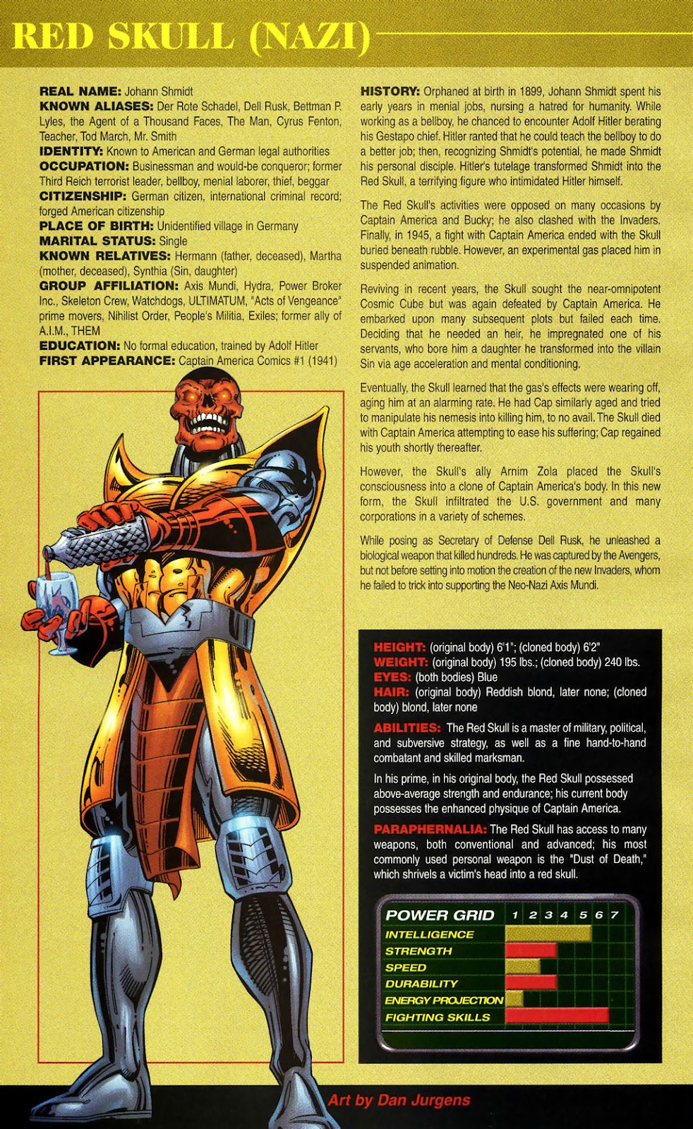The Official Handbook of the Marvel Universe: Golden Age issue Full - Page 32