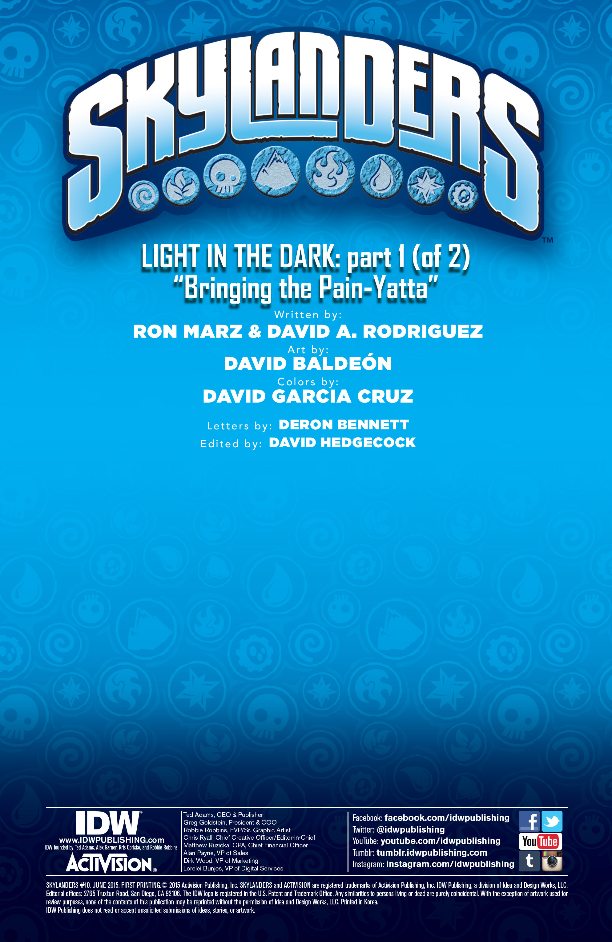 Read online Skylanders comic -  Issue #10 - 2