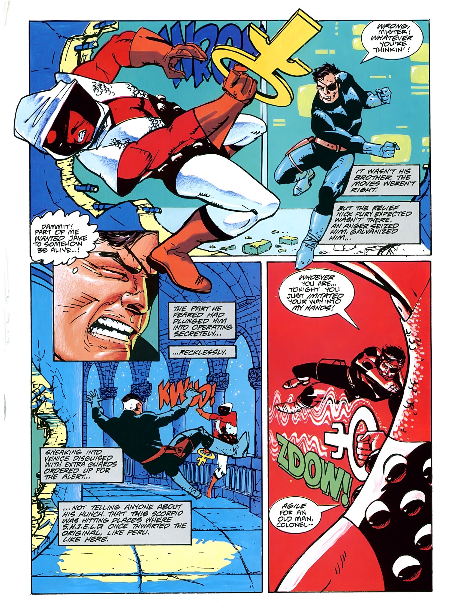 Read online Wolverine, Nick Fury: The Scorpio Connection comic -  Issue # TPB - 32