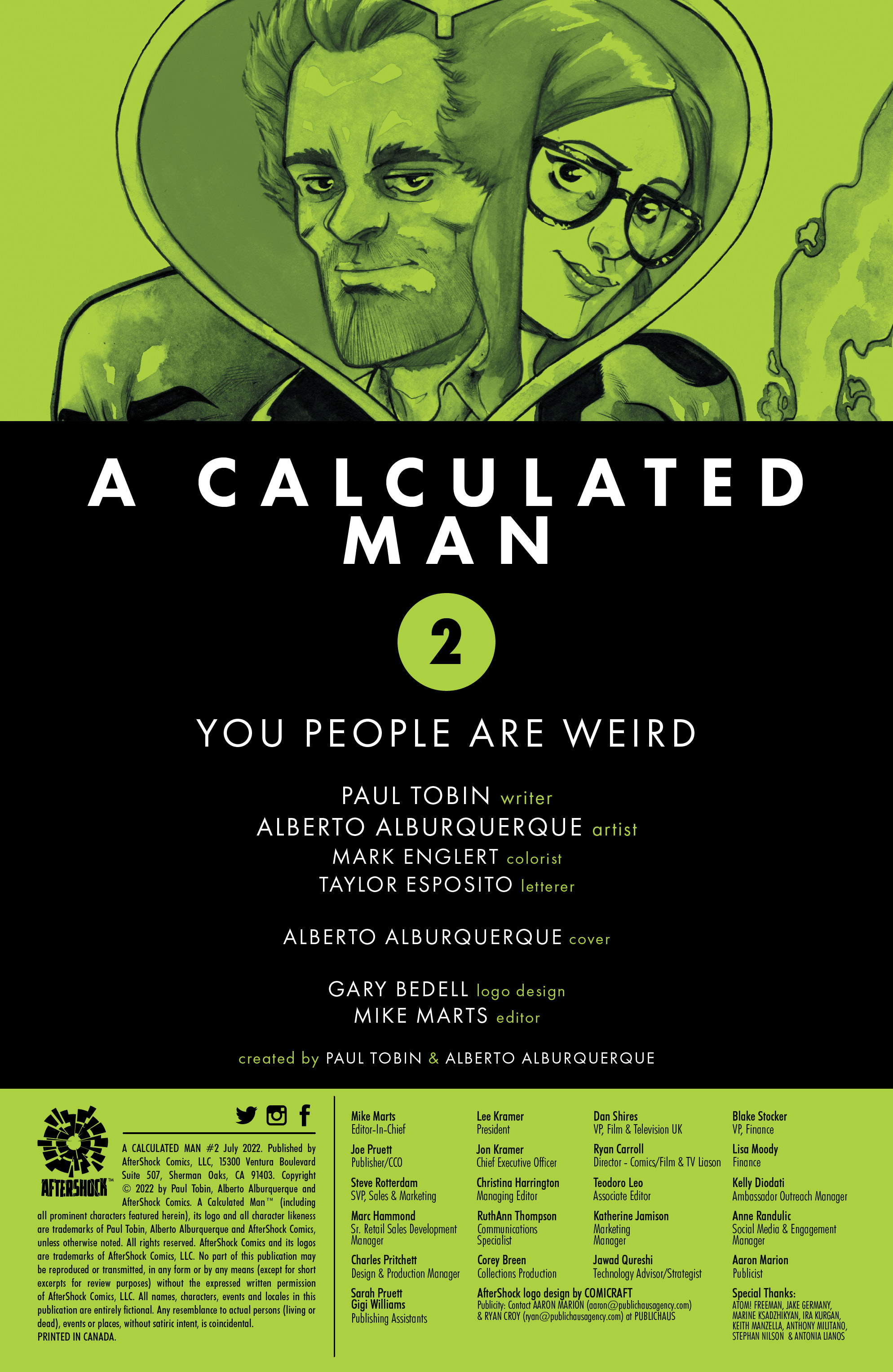 Read online A Calculated Man comic -  Issue #2 - 2