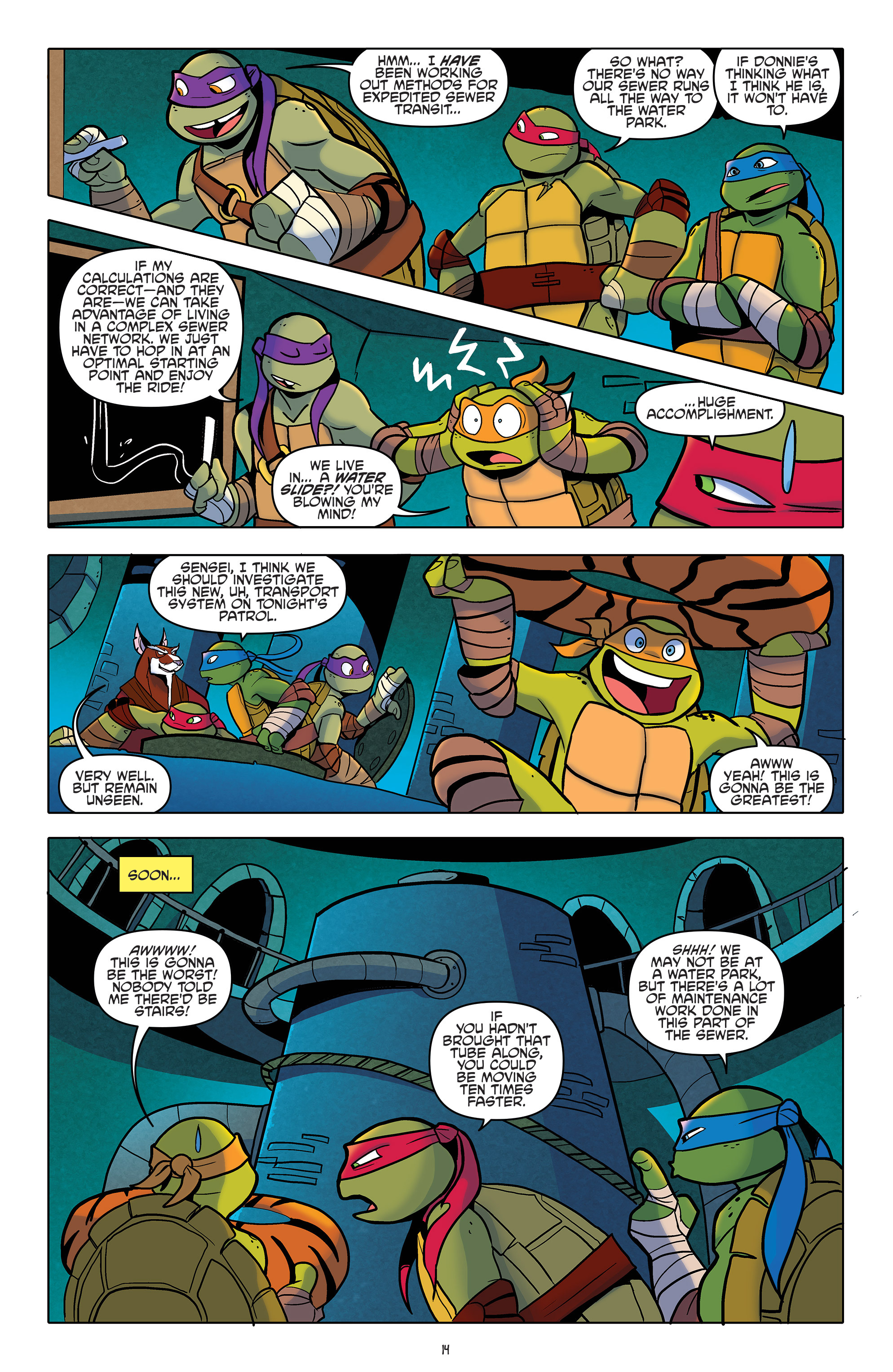 Read online Teenage Mutant Ninja Turtles New Animated Adventures comic -  Issue #19 - 16