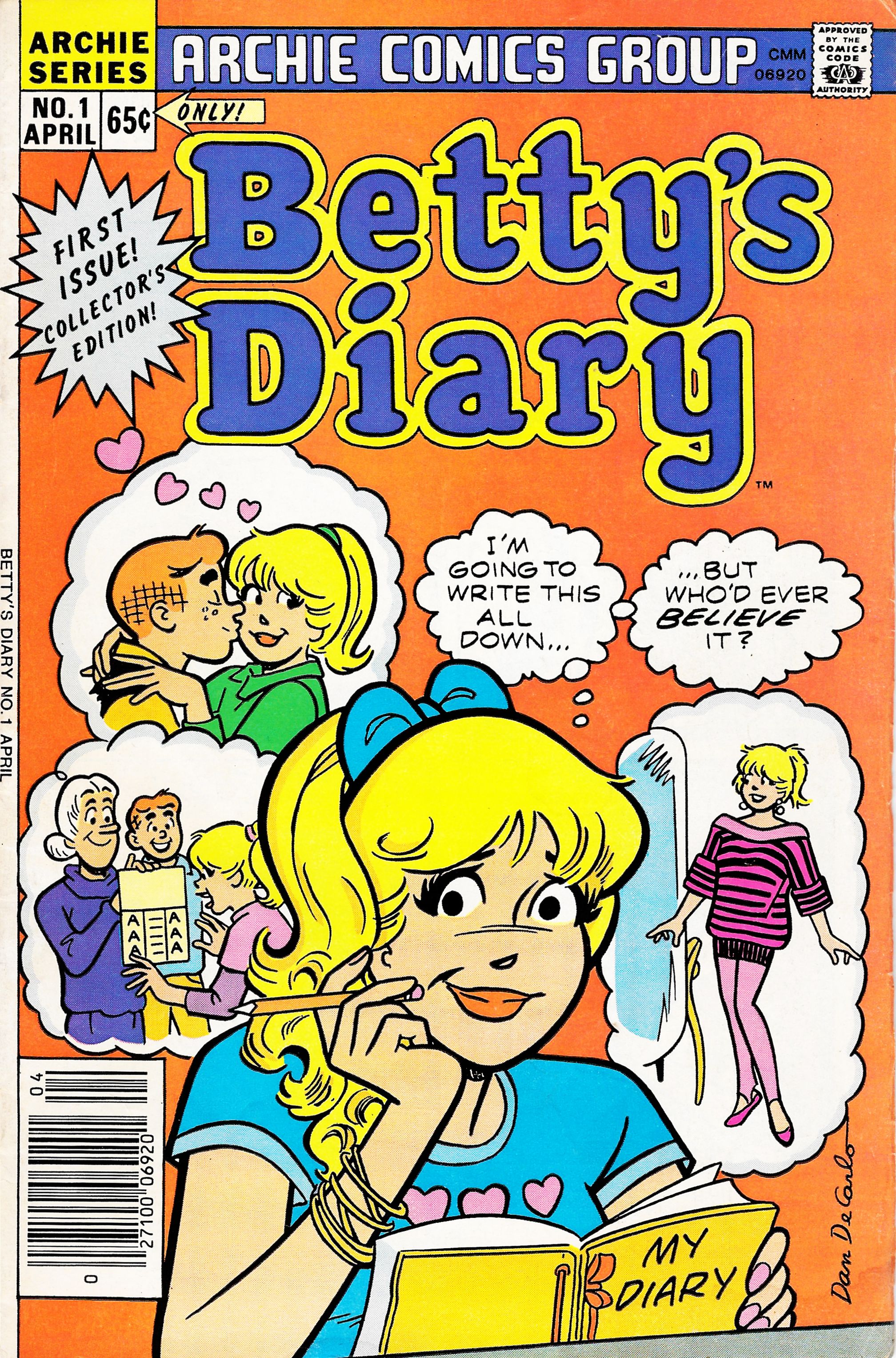 Read online Betty's Diary comic -  Issue #1 - 1