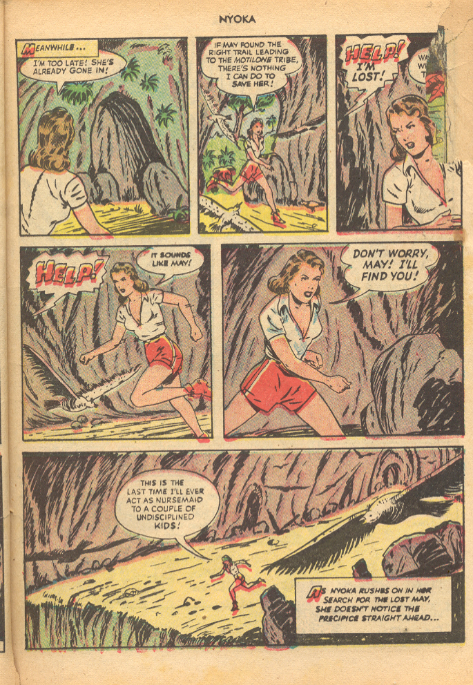 Read online Nyoka the Jungle Girl (1945) comic -  Issue #28 - 15