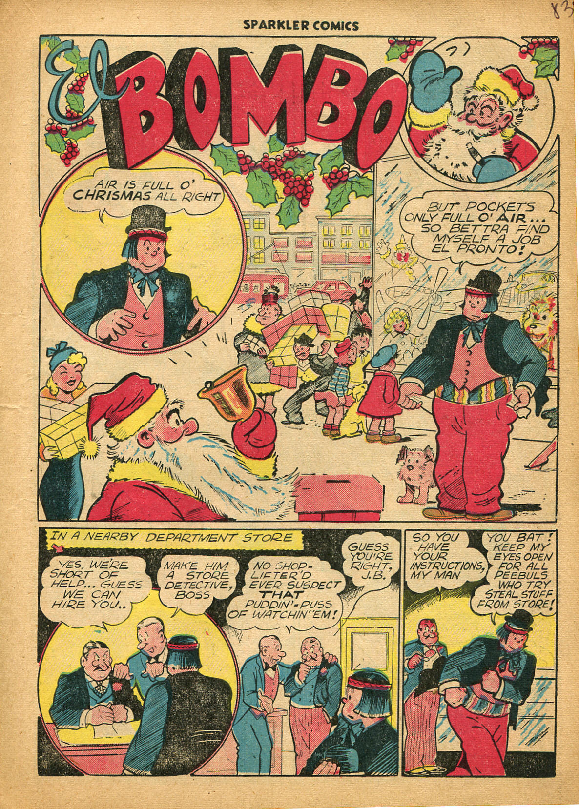 Read online Sparkler Comics comic -  Issue #29 - 33