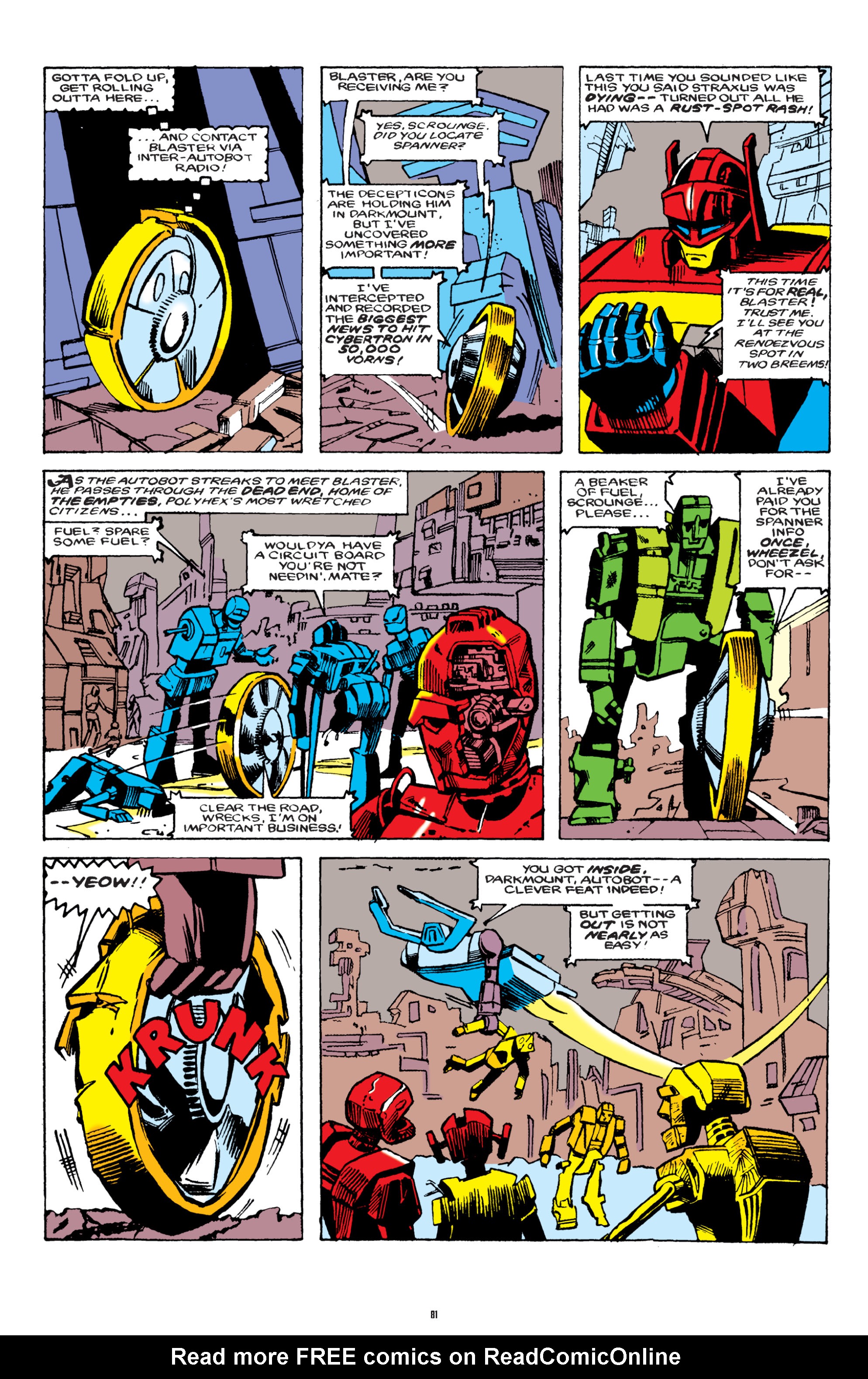 Read online The Transformers Classics comic -  Issue # TPB 2 - 82