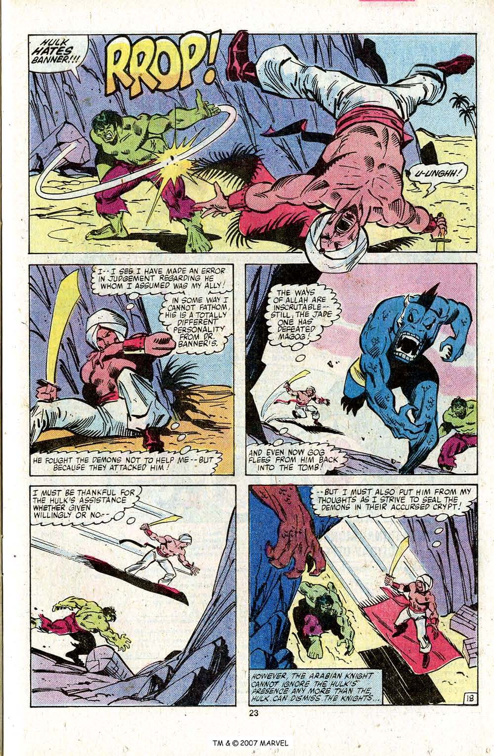 Read online The Incredible Hulk (1968) comic -  Issue #257 - 25