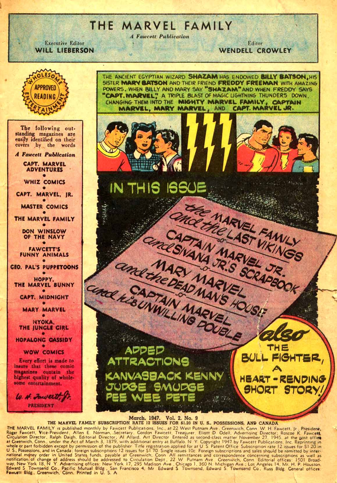 Read online The Marvel Family comic -  Issue #9 - 3