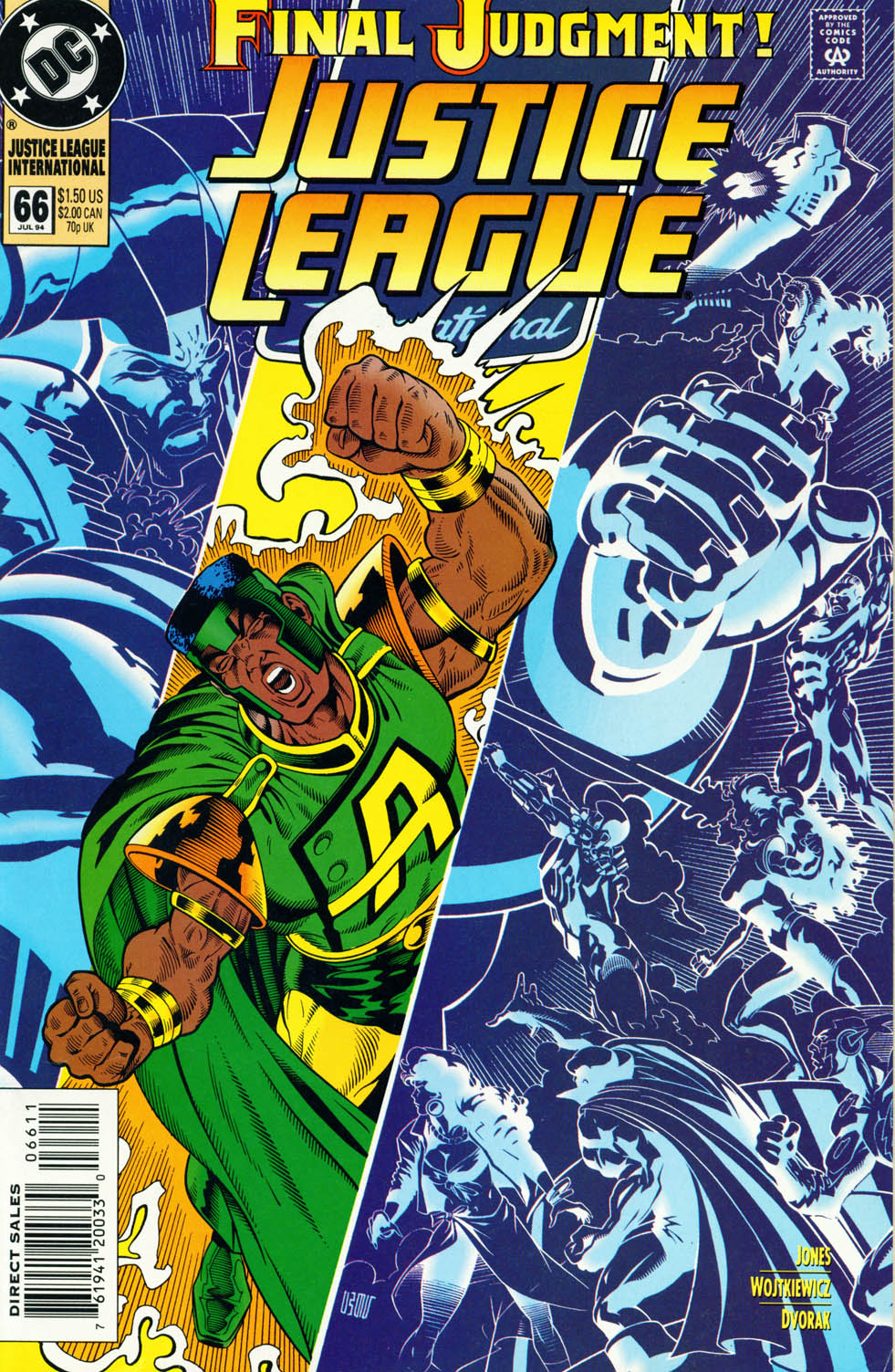 Read online Justice League International (1993) comic -  Issue #66 - 1