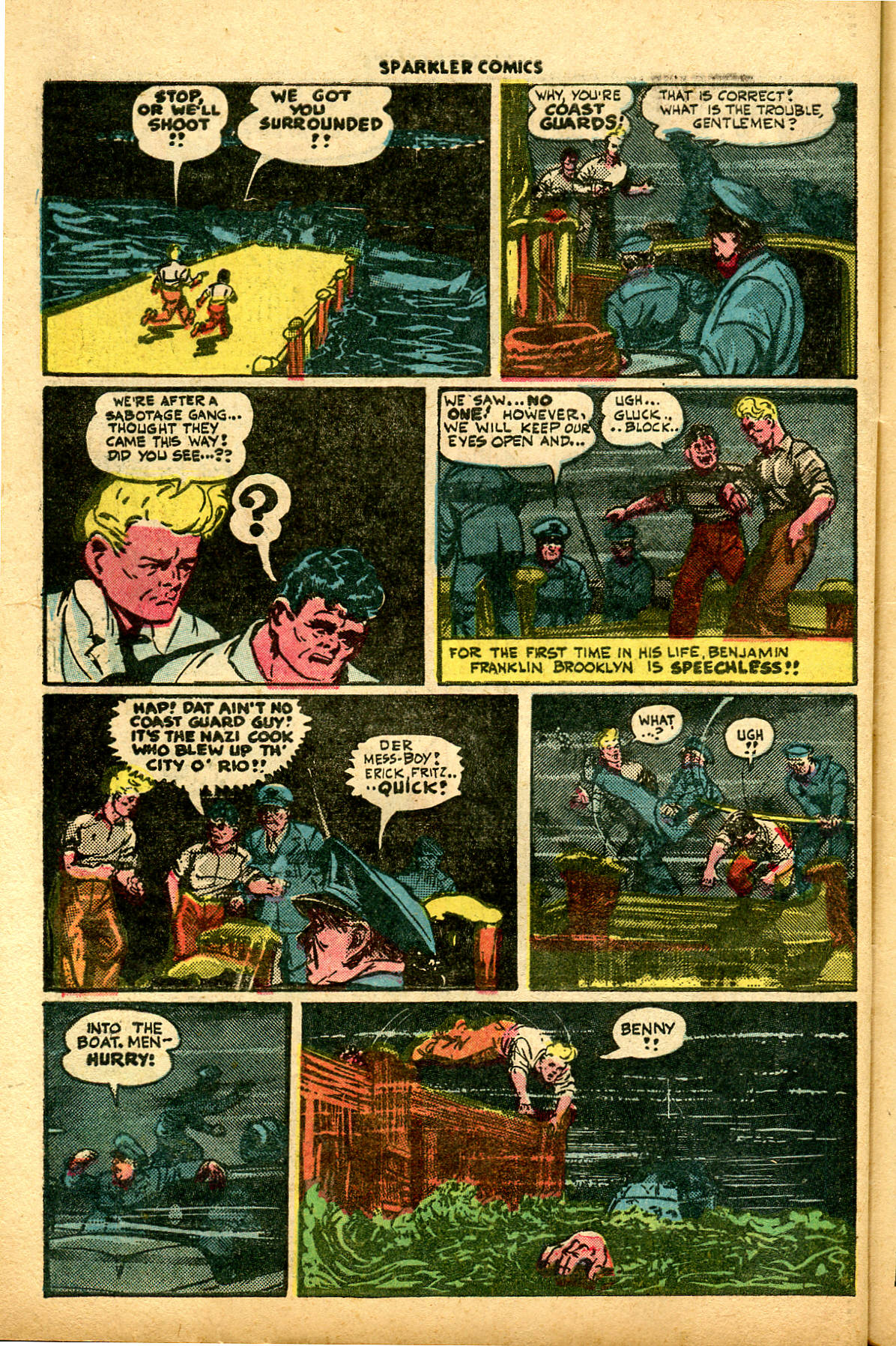 Read online Sparkler Comics comic -  Issue #35 - 42
