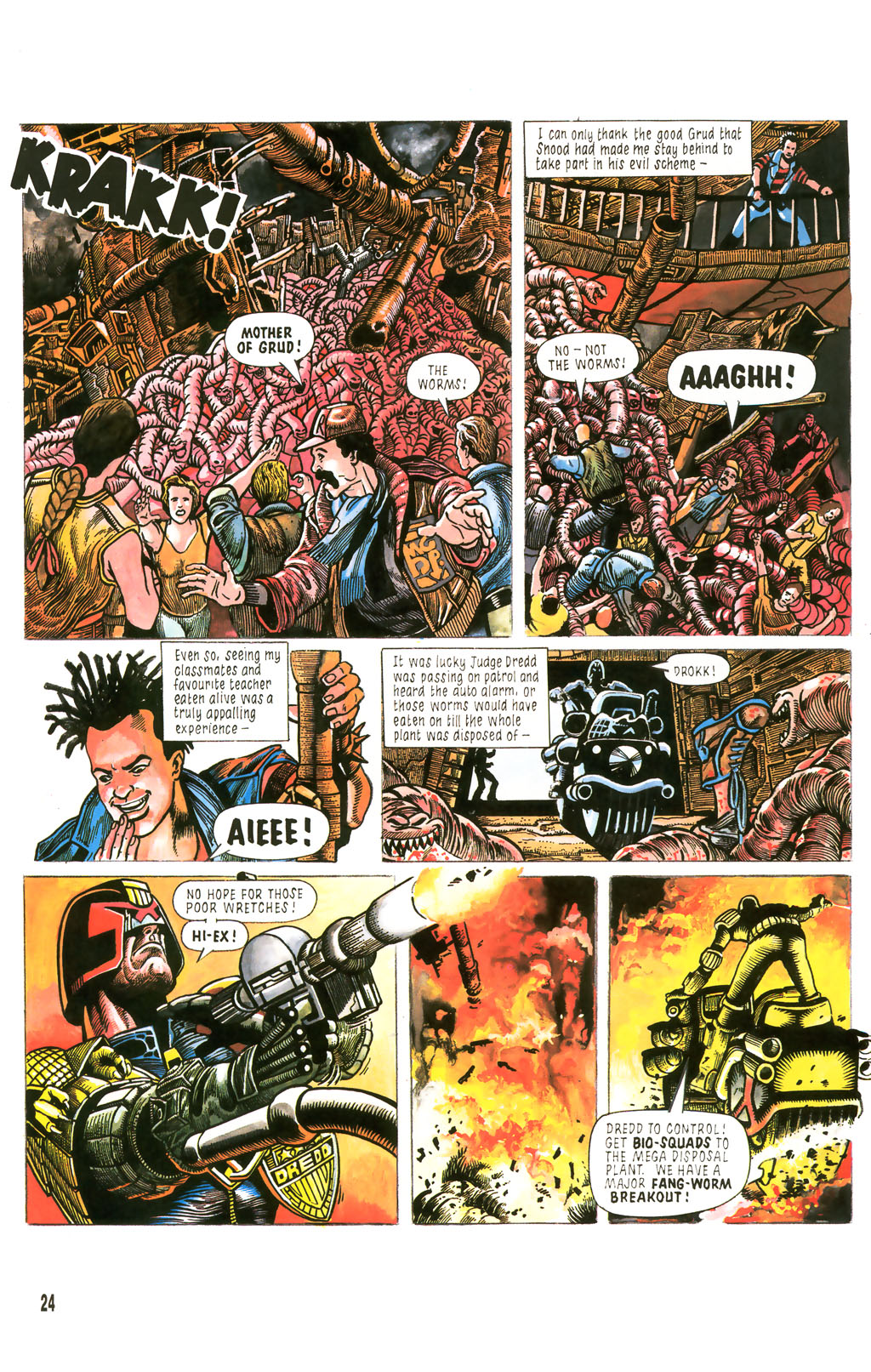 Read online Dredd Rules! comic -  Issue #1 - 21