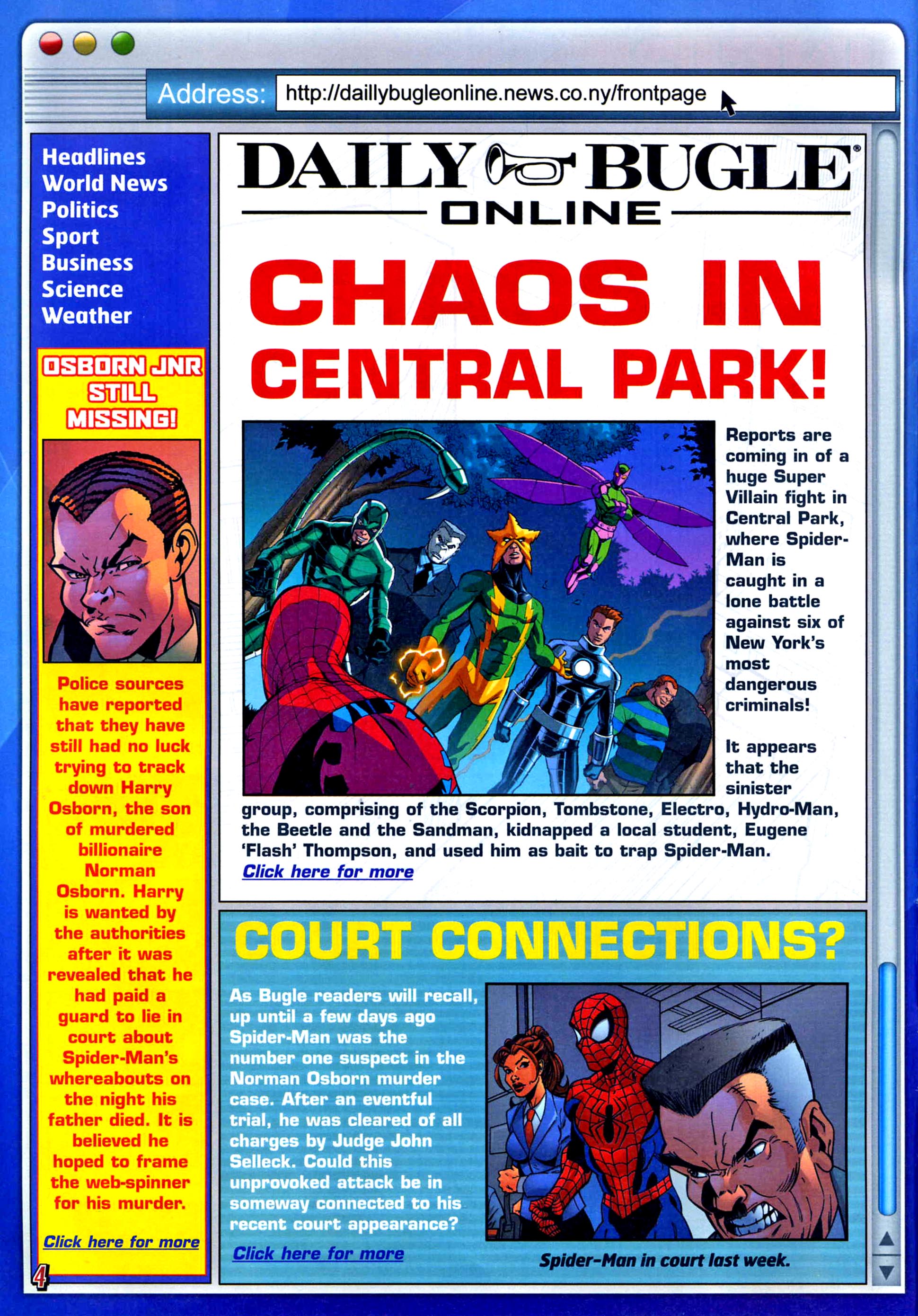 Read online Spectacular Spider-Man Adventures comic -  Issue #147 - 4