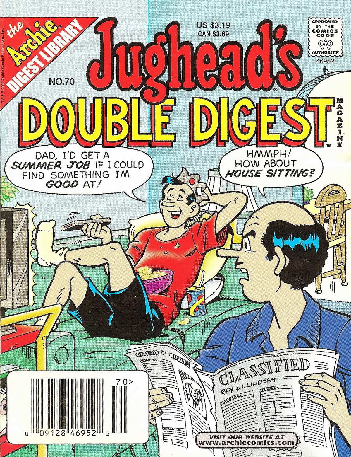Jughead's Double Digest Magazine 70 Page 1